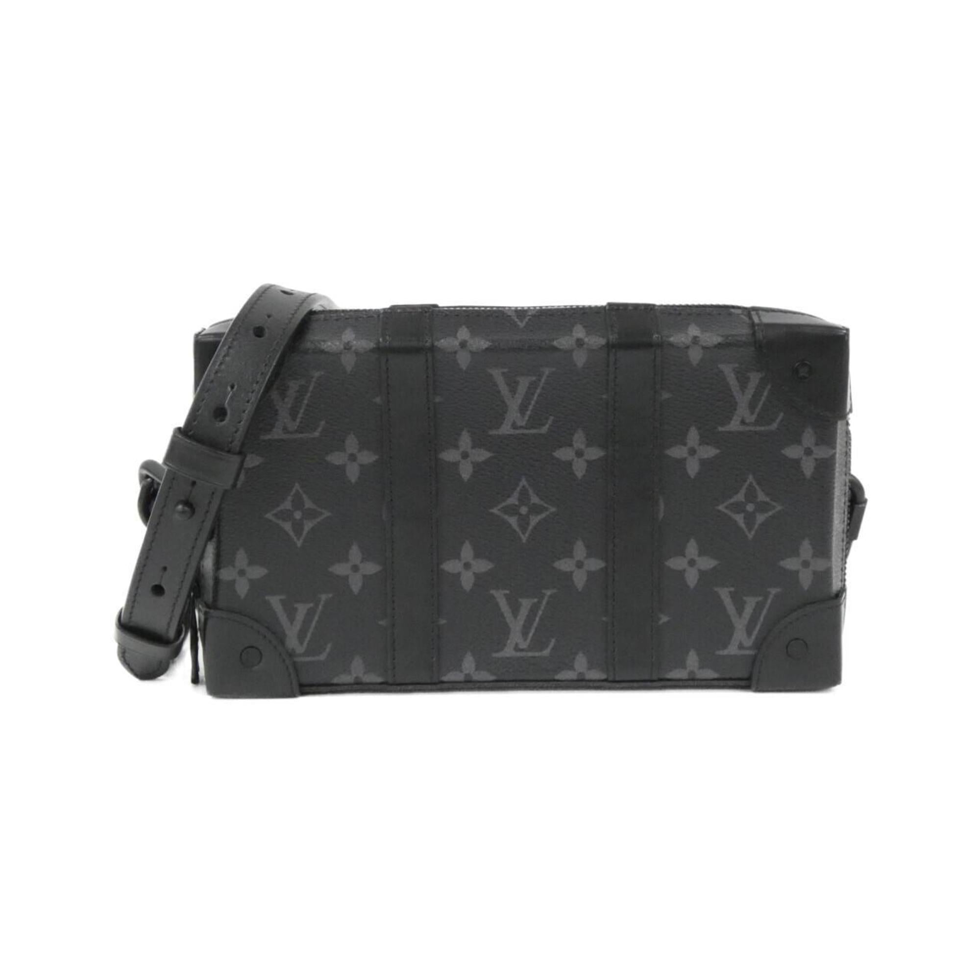 Louis Vuitton Black Coated Canvas Shoulder Bag (Pre-Owned)