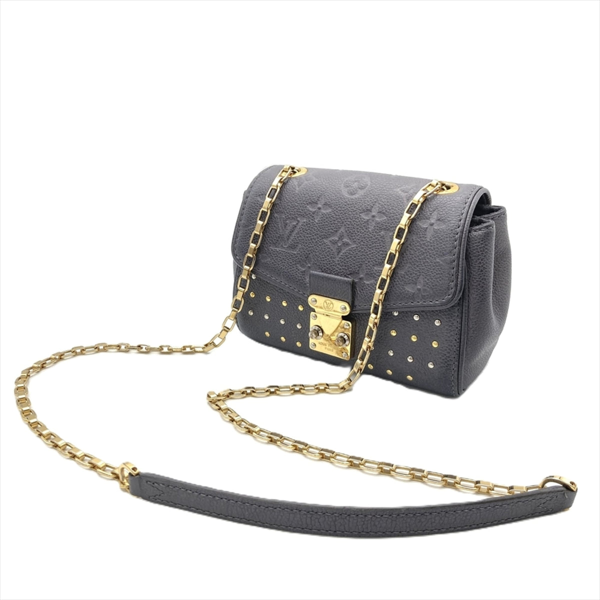 Louis Vuitton Gray Monogram Empreinte Shoulder Bag (Pre-Owned)