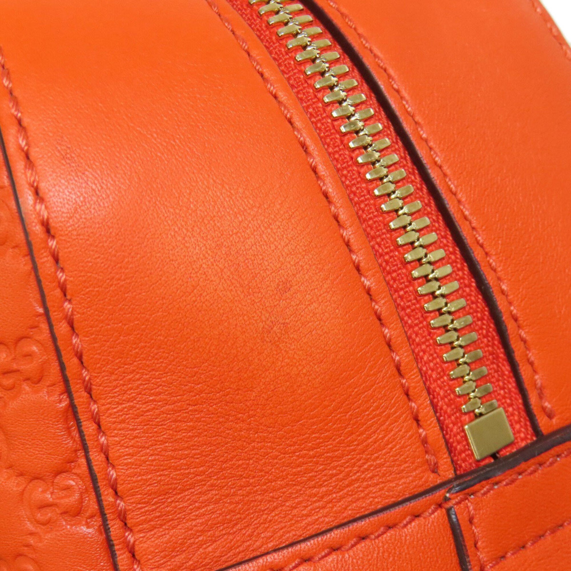 Gucci Orange Leather Handbag (Pre-Owned)