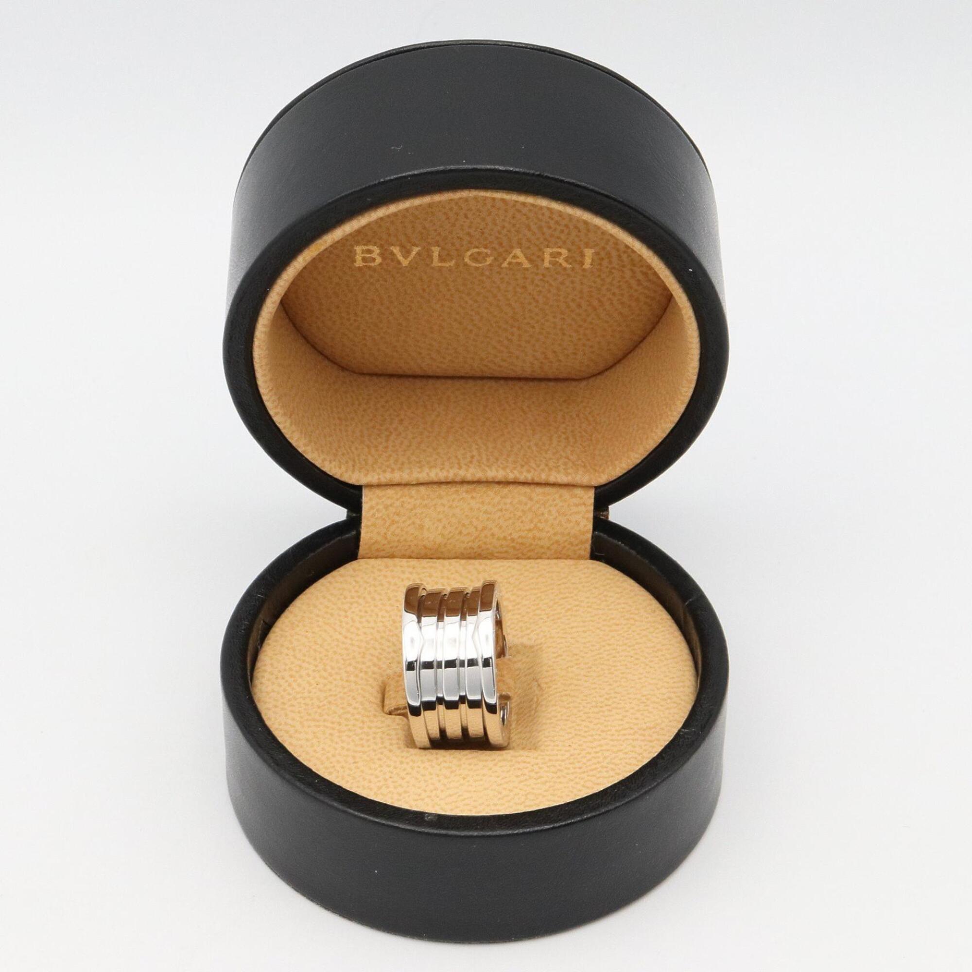 Bvlgari Silver White Gold (18K) Band Ring (Pre-Owned)