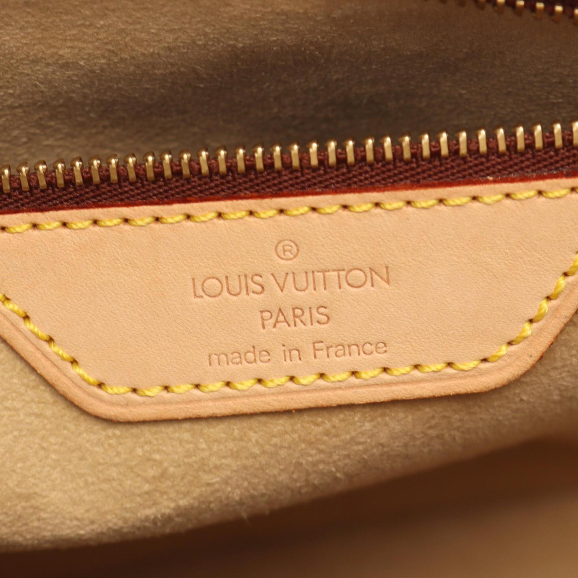 Louis Vuitton Brown Pvc Leather Handbag Shoulder Bag (Pre-Owned)