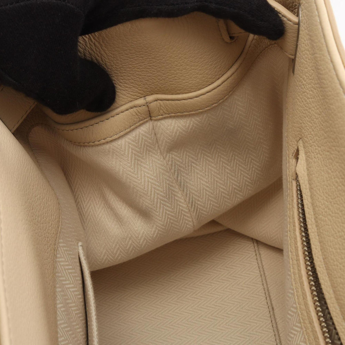 Christian Dior Beige Leather Tote Bag (Pre-Owned)