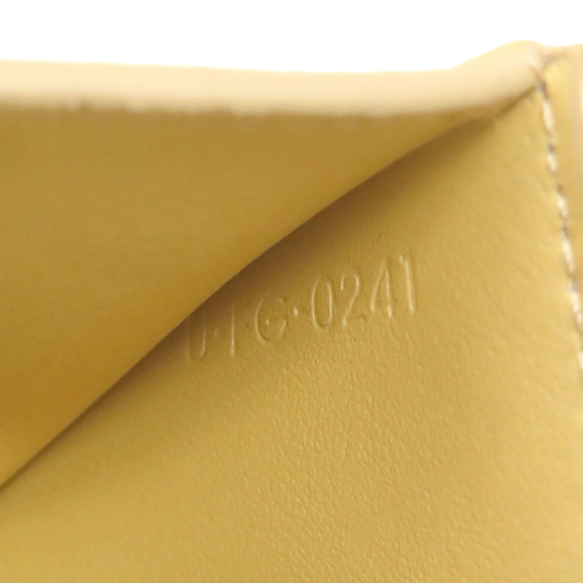 Celine Yellow Leather Wallet (Bi-Fold) (Pre-Owned)