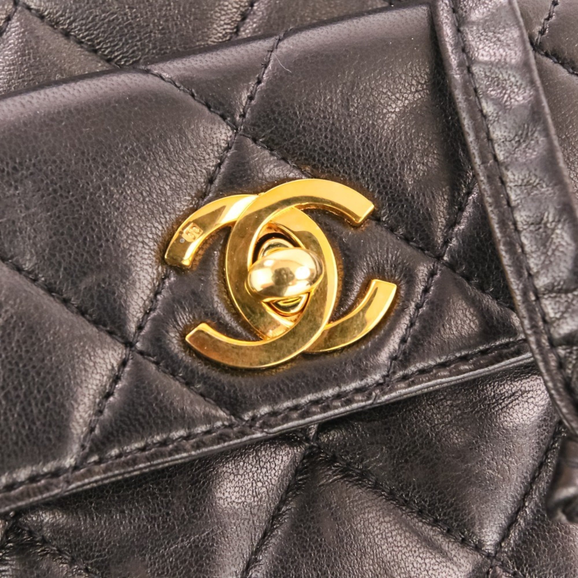 Chanel Black Leather Backpack (Pre-Owned)