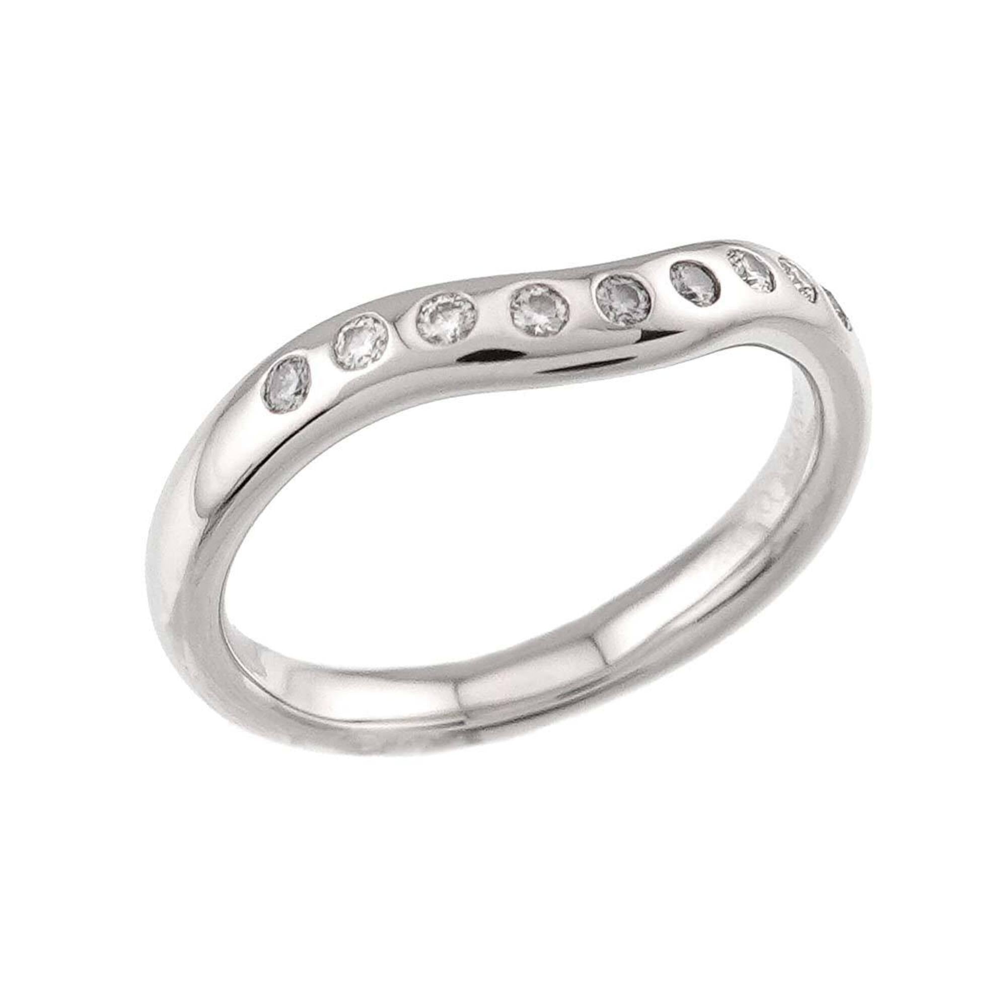 Tiffany Platinum Platinum 950 Band Ring (Pre-Owned)