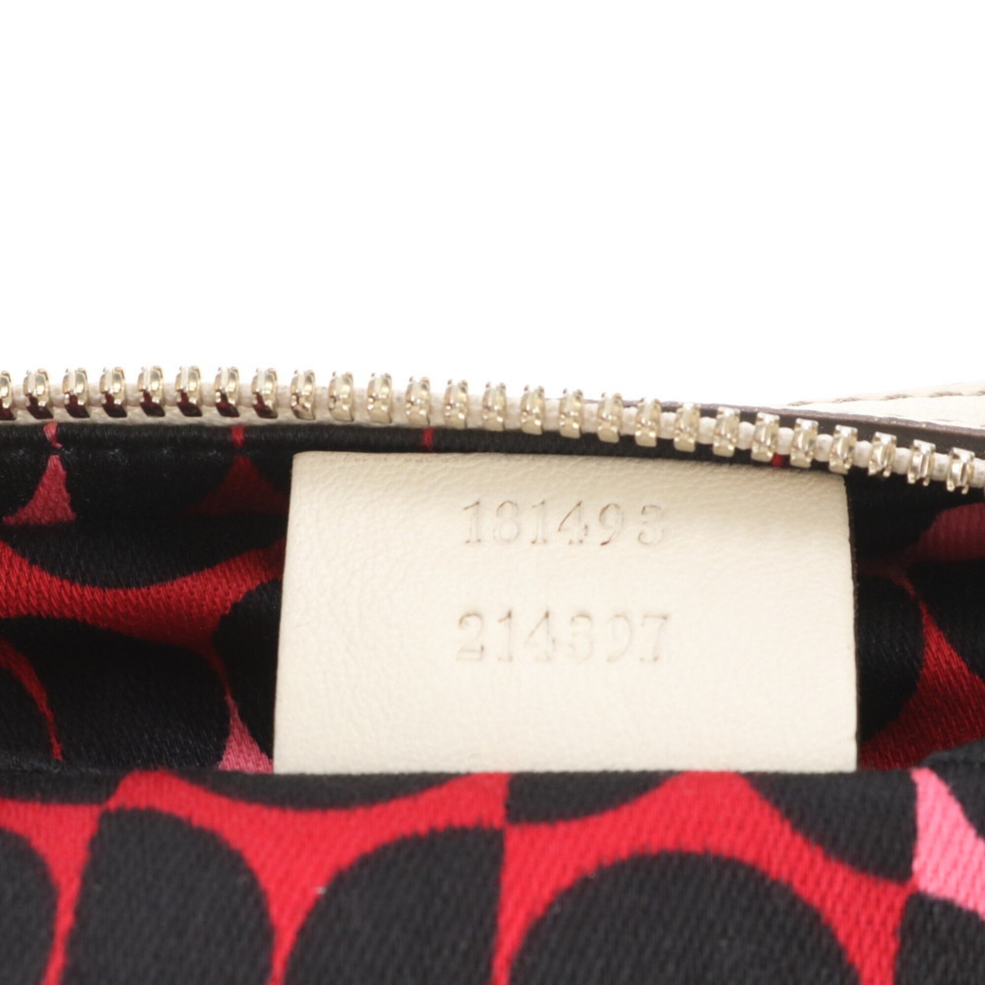 Gucci Off-White Leather Handbag Shoulder Bag Tote Bag (Pre-Owned)