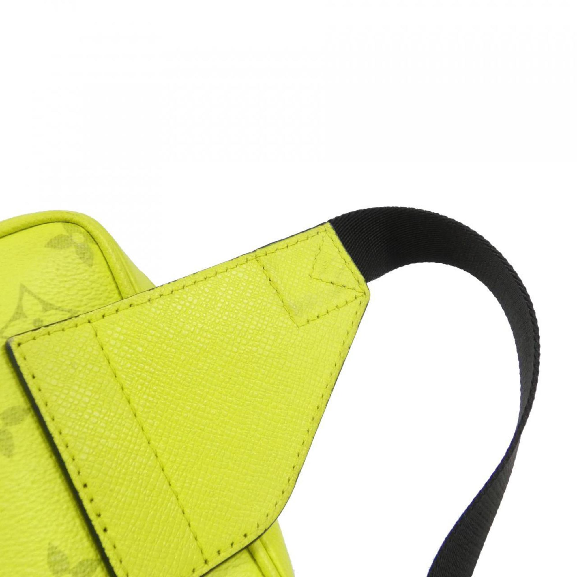 Louis Vuitton Jaune Yellow Coated Canvas Leather Shoulder Bag (Pre-Owned)
