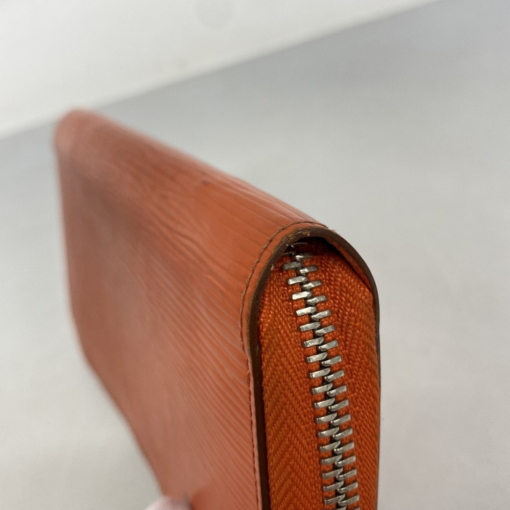 Louis Vuitton Orange Long Wallet (Bi-Fold) (Pre-Owned)