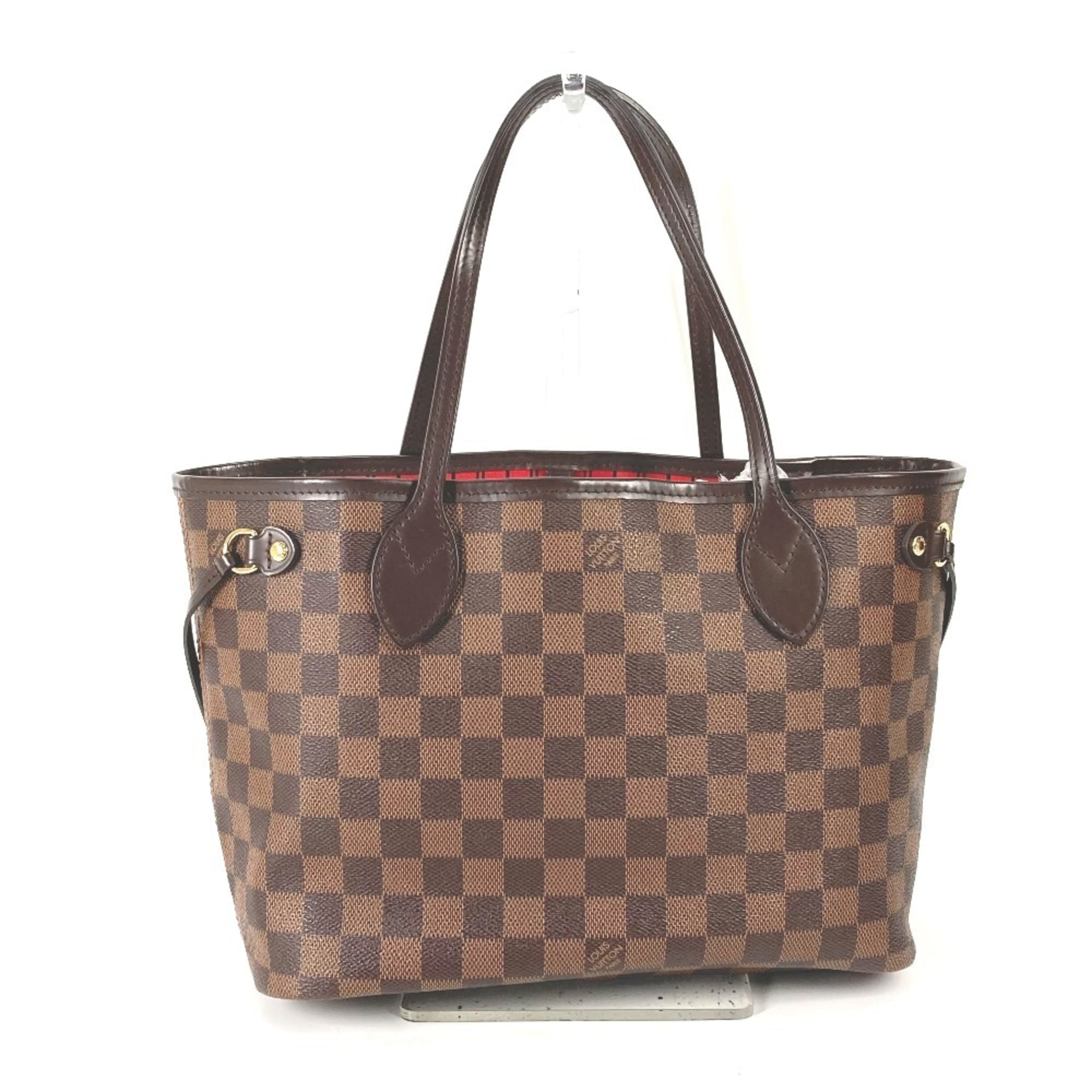 Louis Vuitton Brown Damier Canvas Ebene Damier Canvas Pouch Shoulder Bag Tote Bag (Pre-Owned)