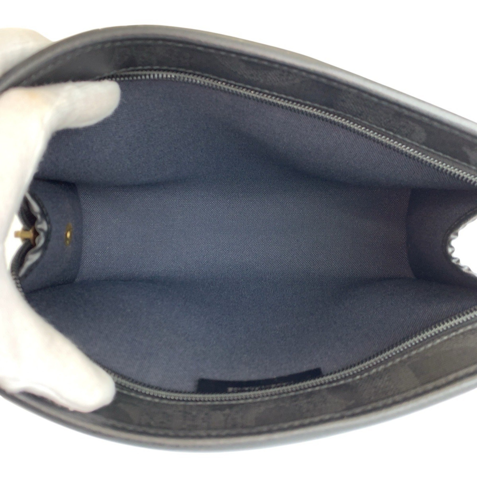 Christian Dior Black Pvc Clutch Bag (Pre-Owned)
