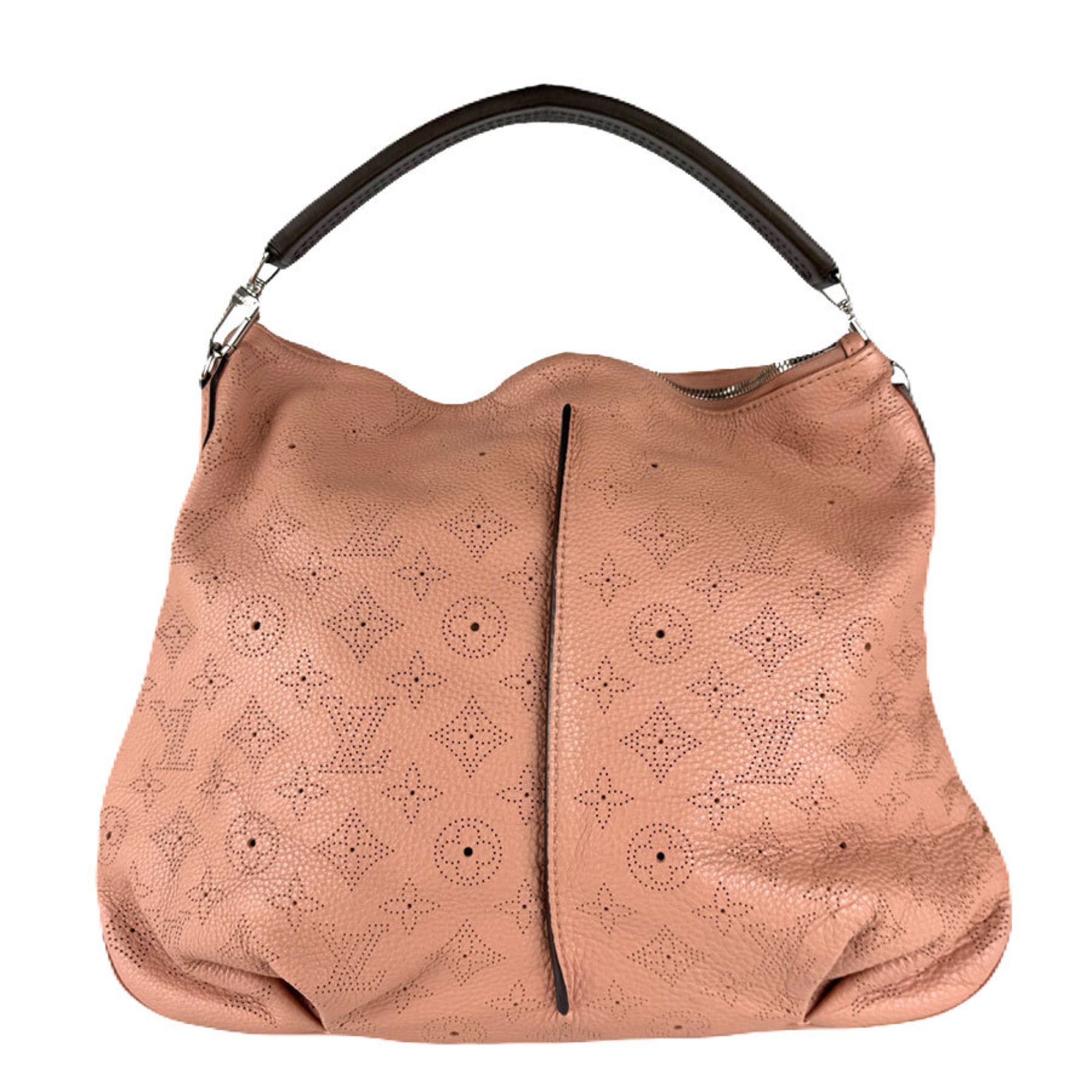 Louis Vuitton Rose Poudre Mahina Leather Handbag Shoulder Bag (Pre-Owned)