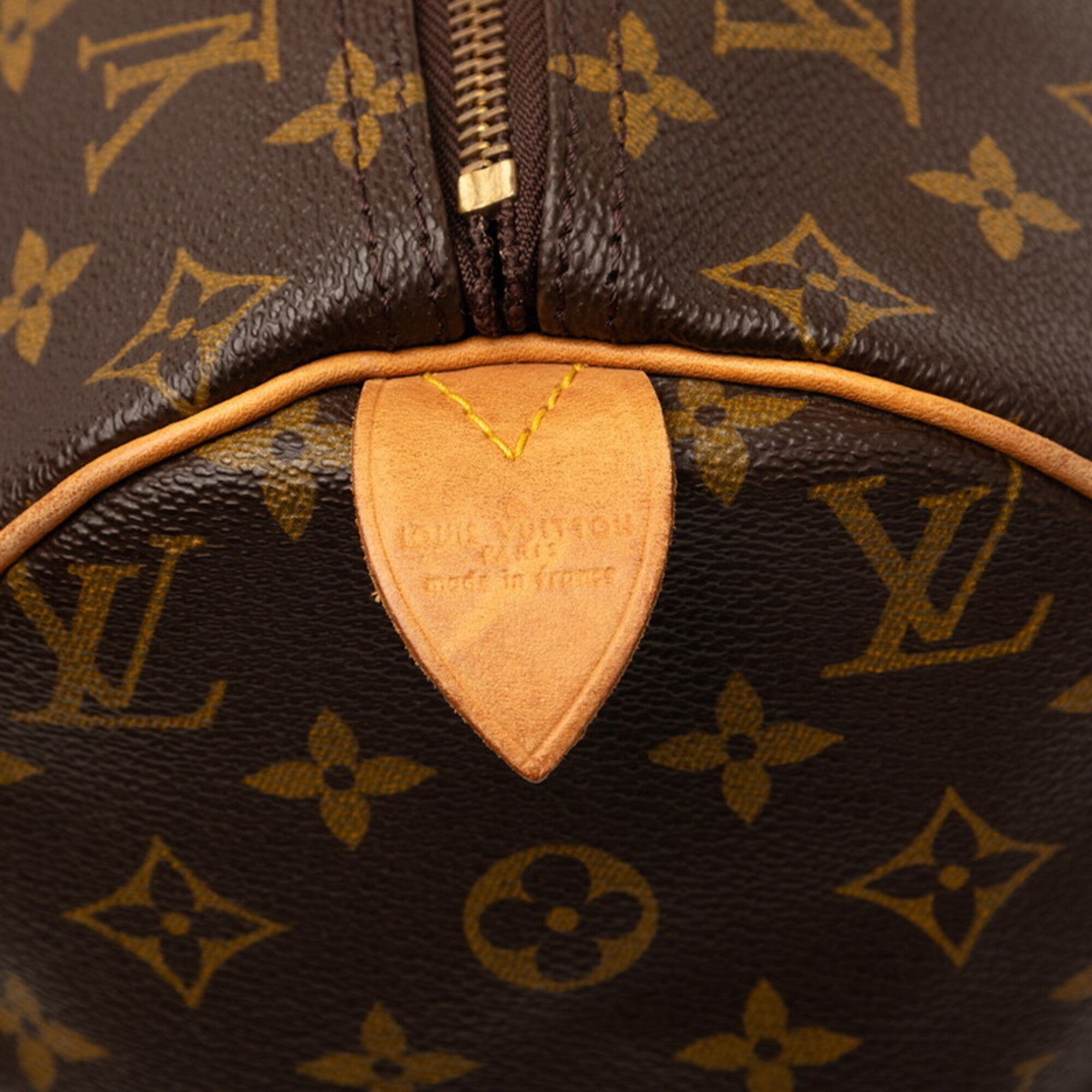 Louis Vuitton Brown Pvc Leather Boston Bag Handbag (Pre-Owned)