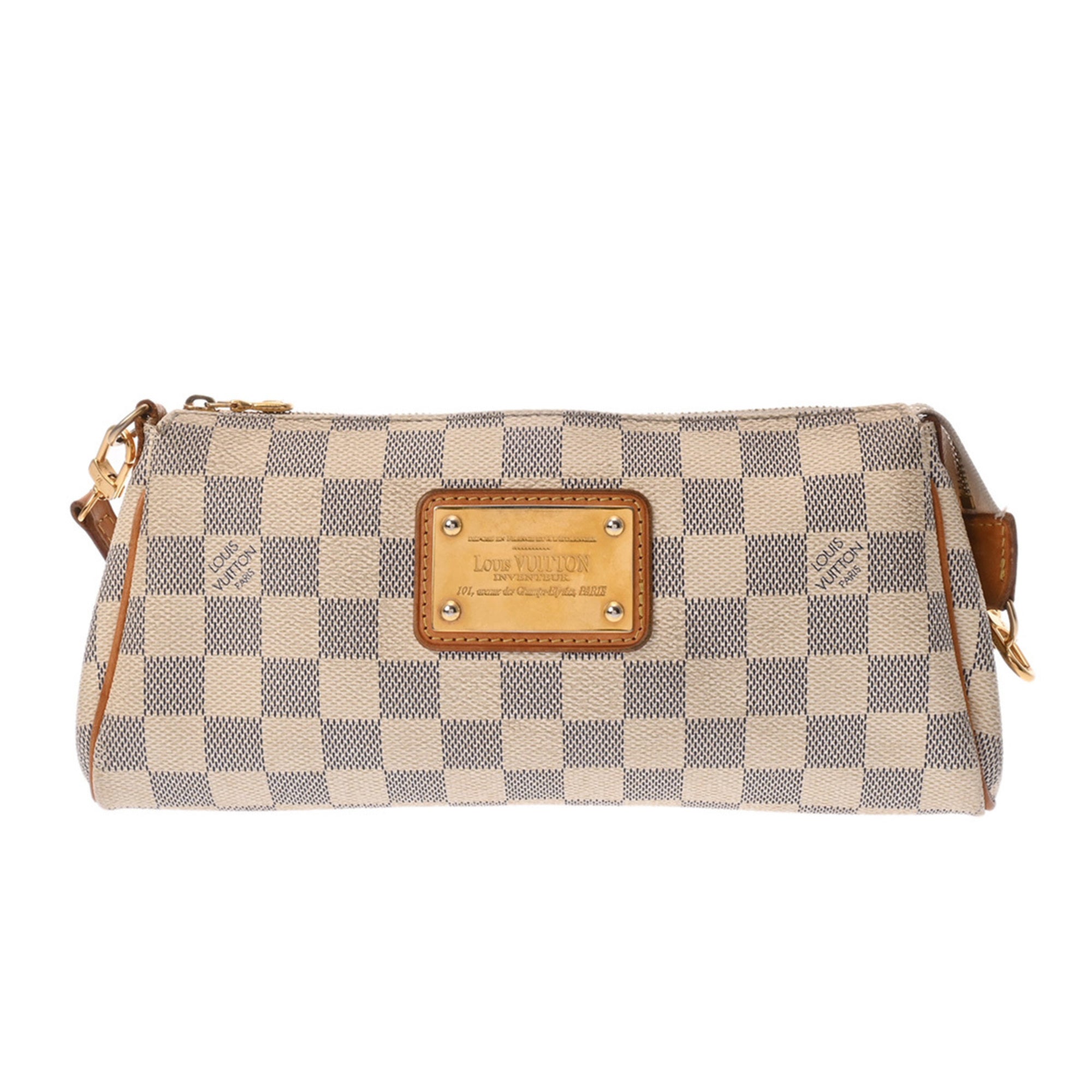 Louis Vuitton Damier Azur White Damier Azur Shoulder Bag (Pre-Owned)
