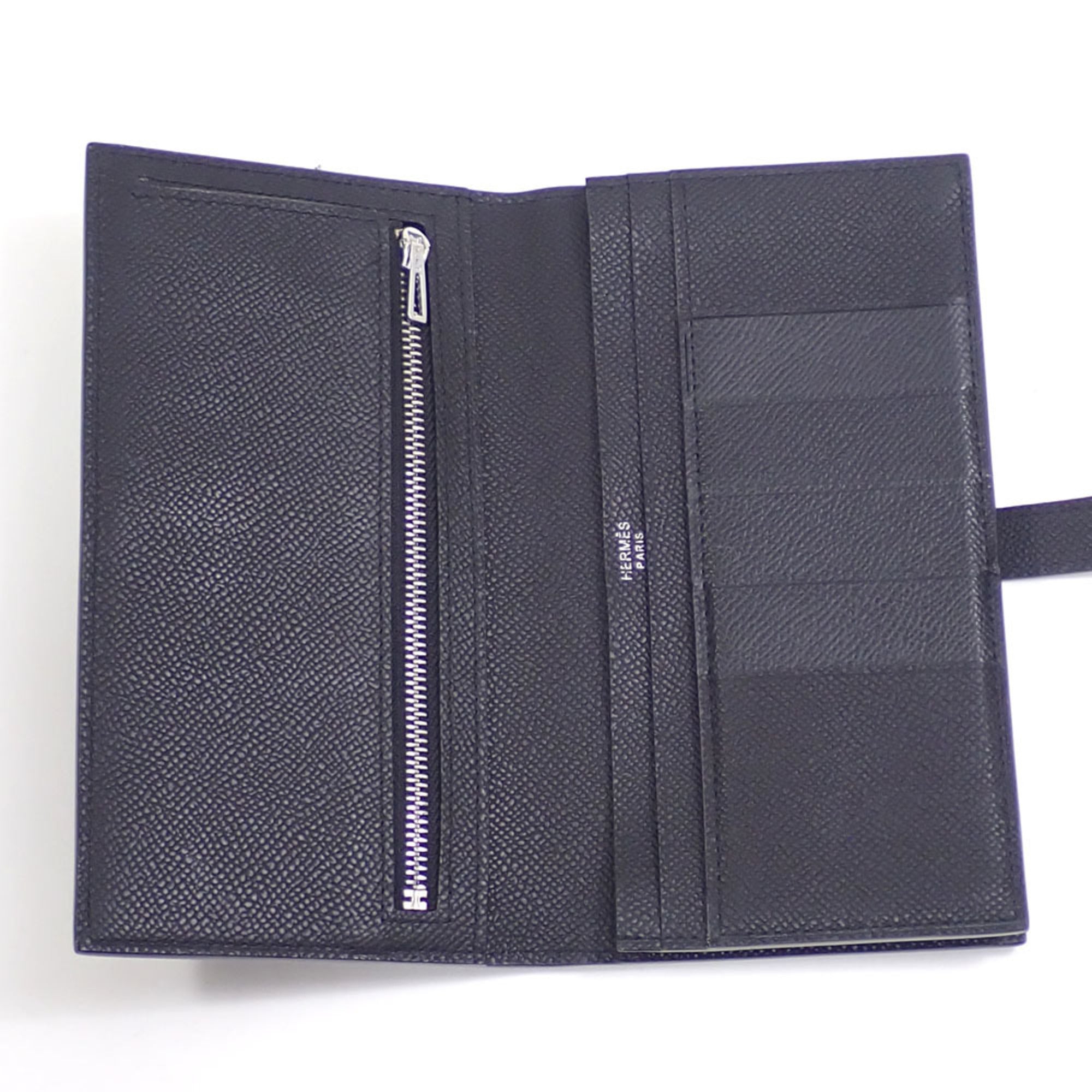 Hermes Black Epsom Leather Wallet (Bi-Fold) (Pre-Owned)