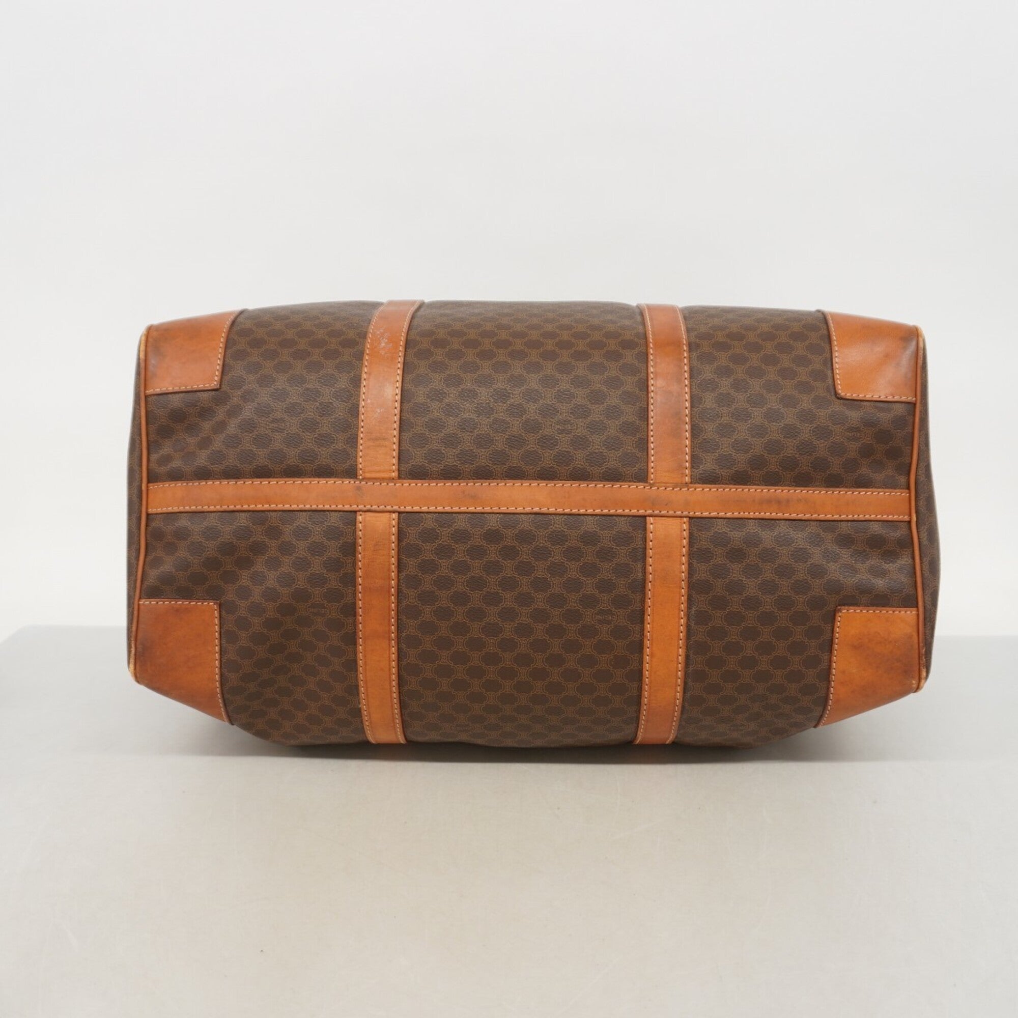 Celine Brown Pvc Boston Bag (Pre-Owned)