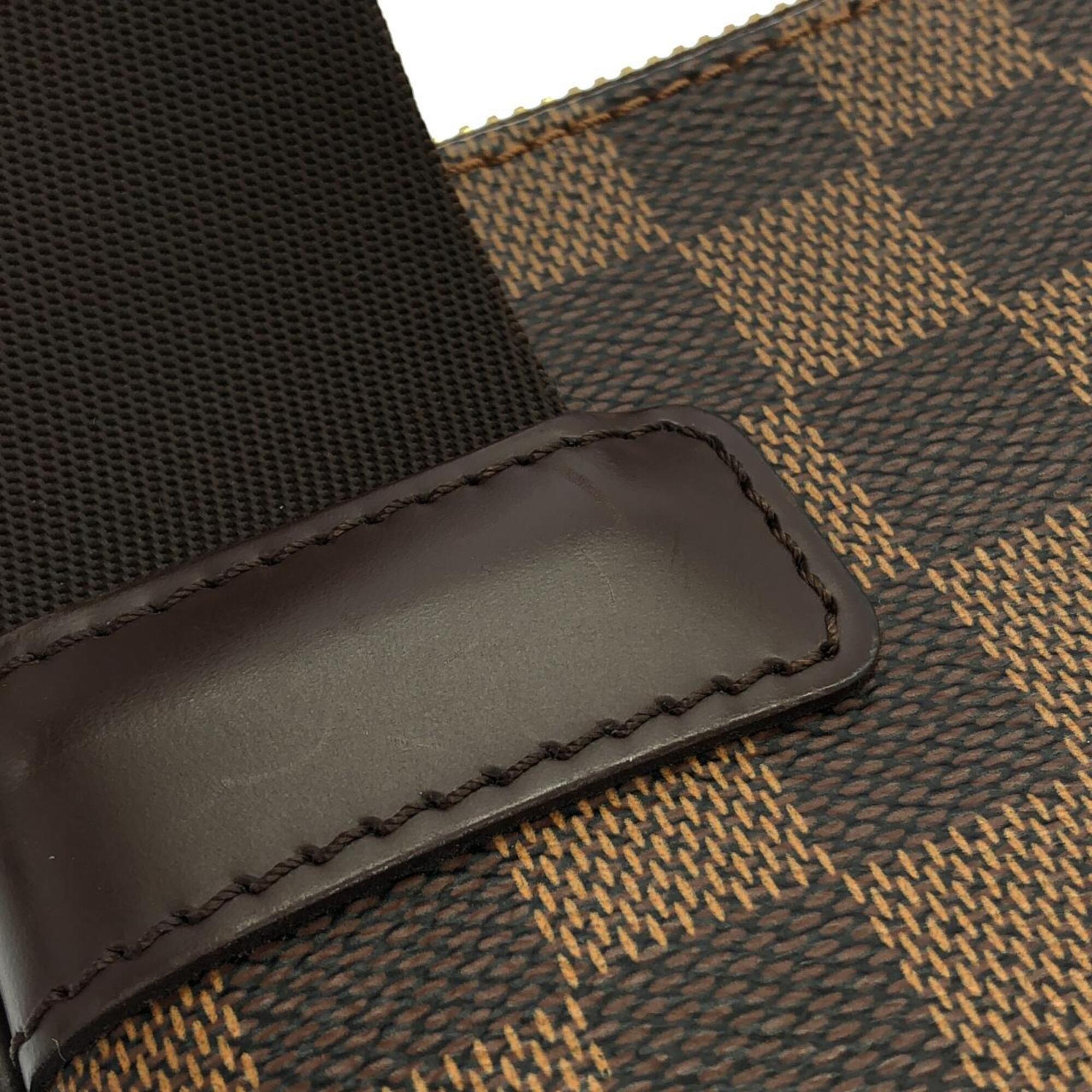Louis Vuitton Ebene Coated Canvas Pochette Shoulder Bag (Pre-Owned)