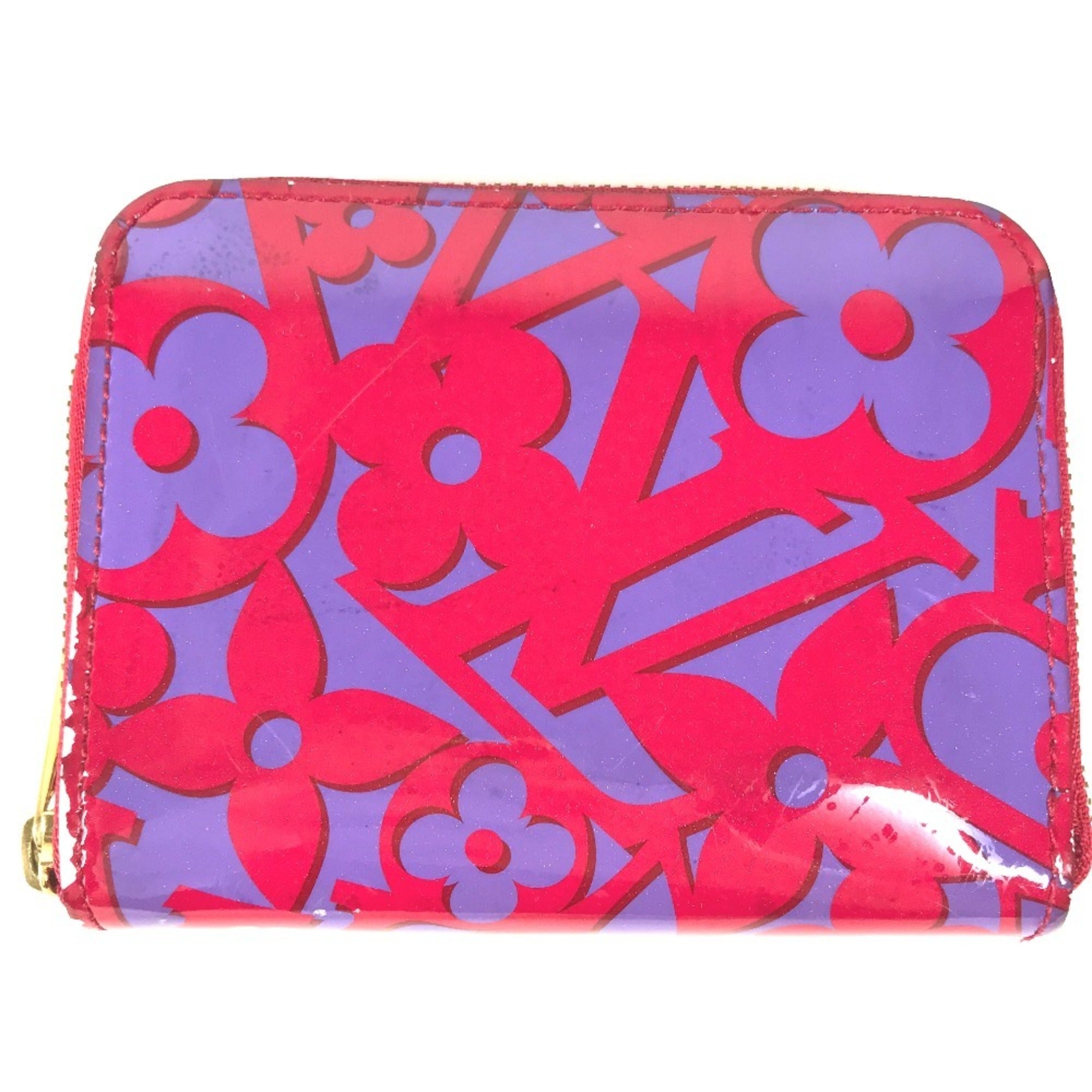 Louis Vuitton Monogram Indian Rose Monogram Purple Monogram Coin Purse/Coin Case (Pre-Owned)
