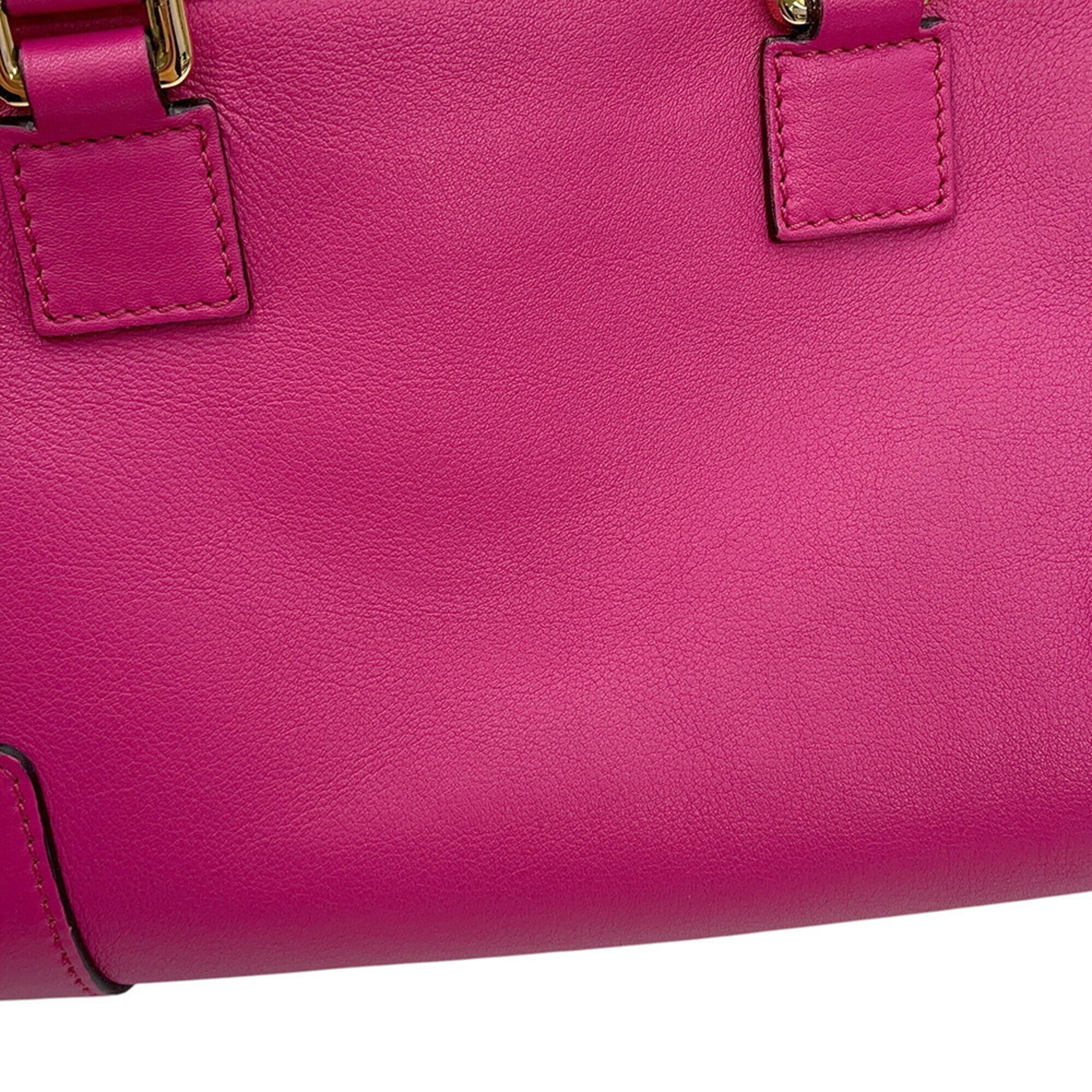 Loewe Pink Leather Handbag (Pre-Owned)