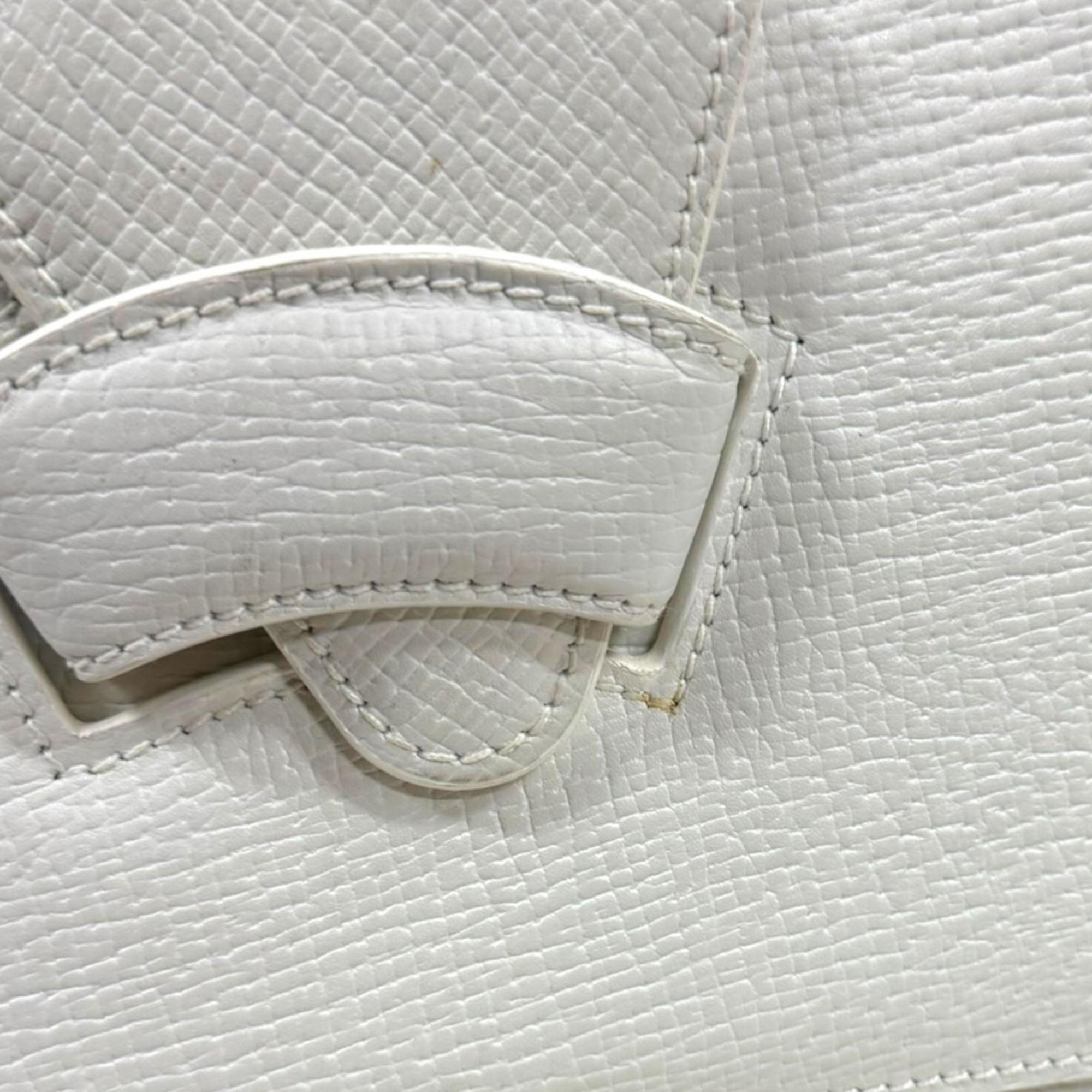 Loewe White Leather Handbag (Pre-Owned)