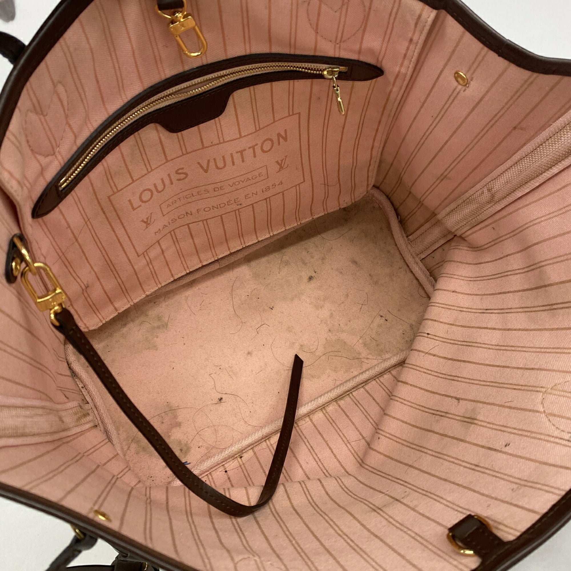 Louis Vuitton Ebene Rose Ballerine Tote Bag (Pre-Owned)