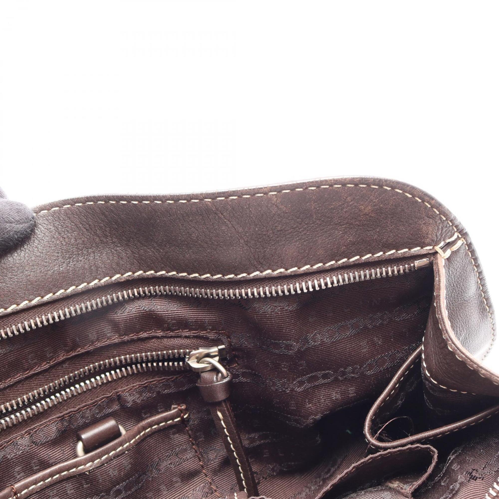 Celine Brown Leather Handbag (Pre-Owned)