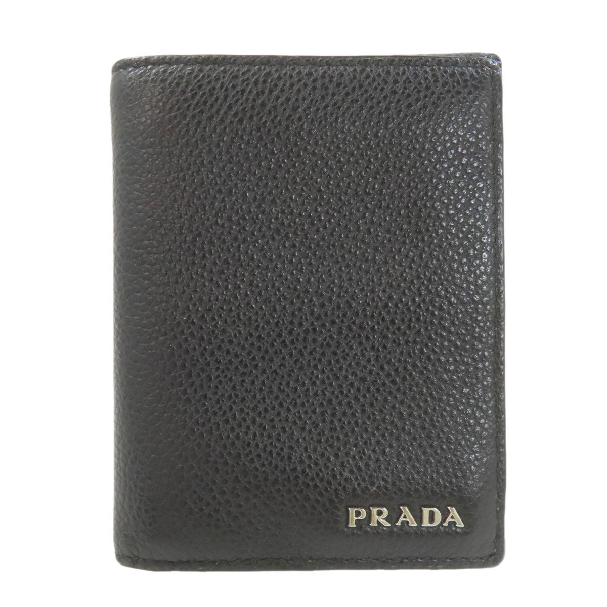 Prada Black Leather Wallet (Bi-Fold) (Pre-Owned)