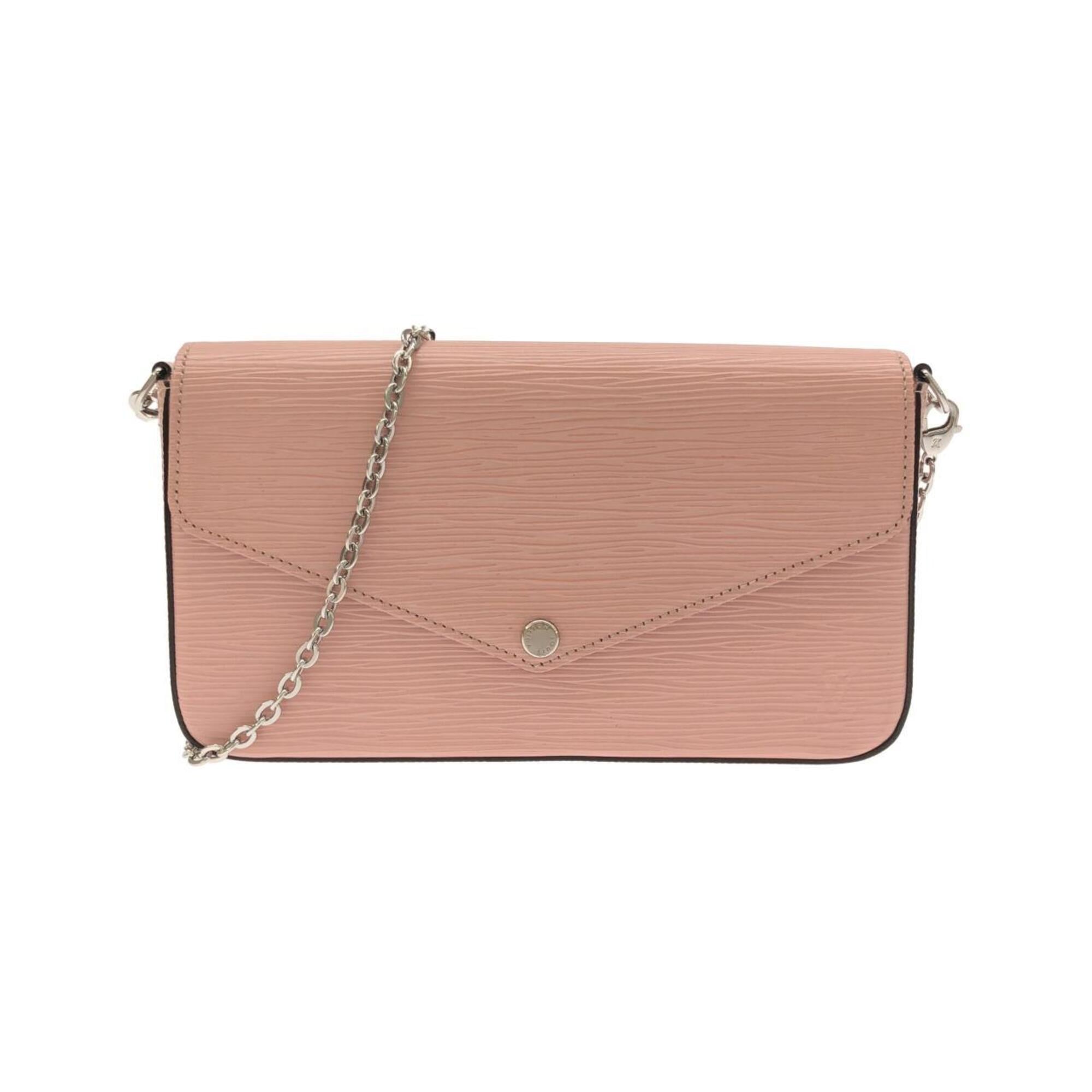 Louis Vuitton Rose Ballerine Leather Pochette Pouch Shoulder Bag (Pre-Owned)