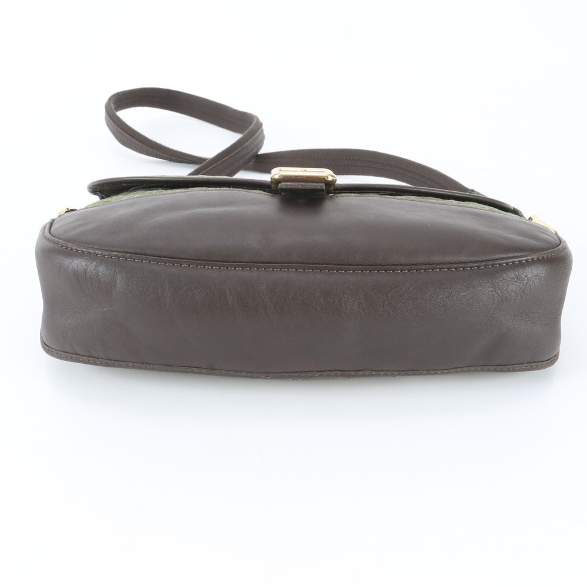 Louis Vuitton Tst Khaki Canvas Leather Shoulder Bag (Pre-Owned)
