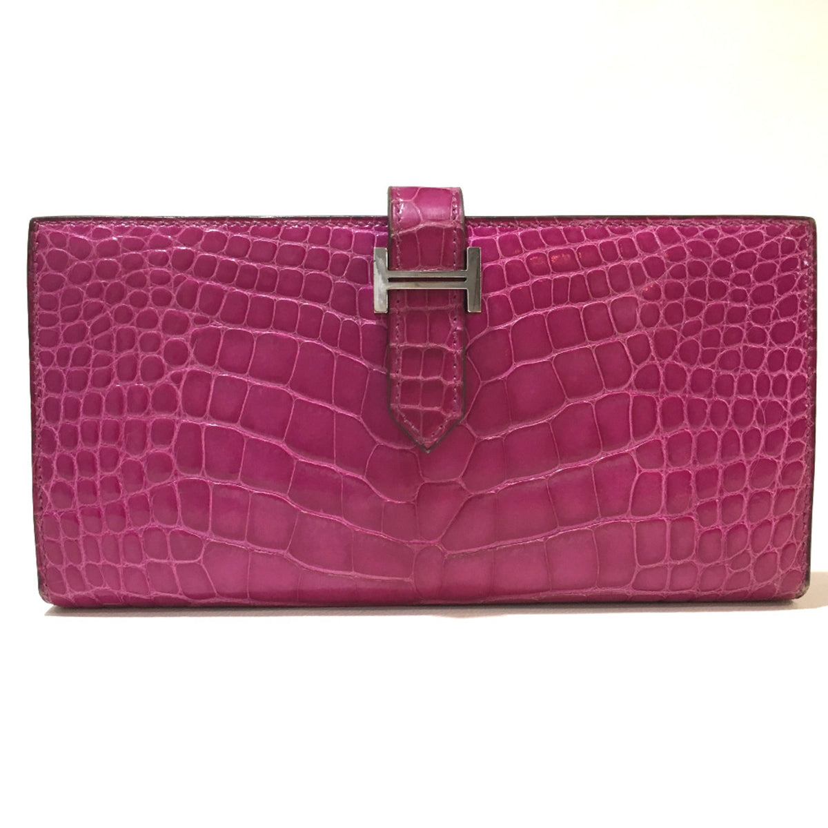 Hermes Pink Other Long Wallet (Bi-Fold) (Pre-Owned)