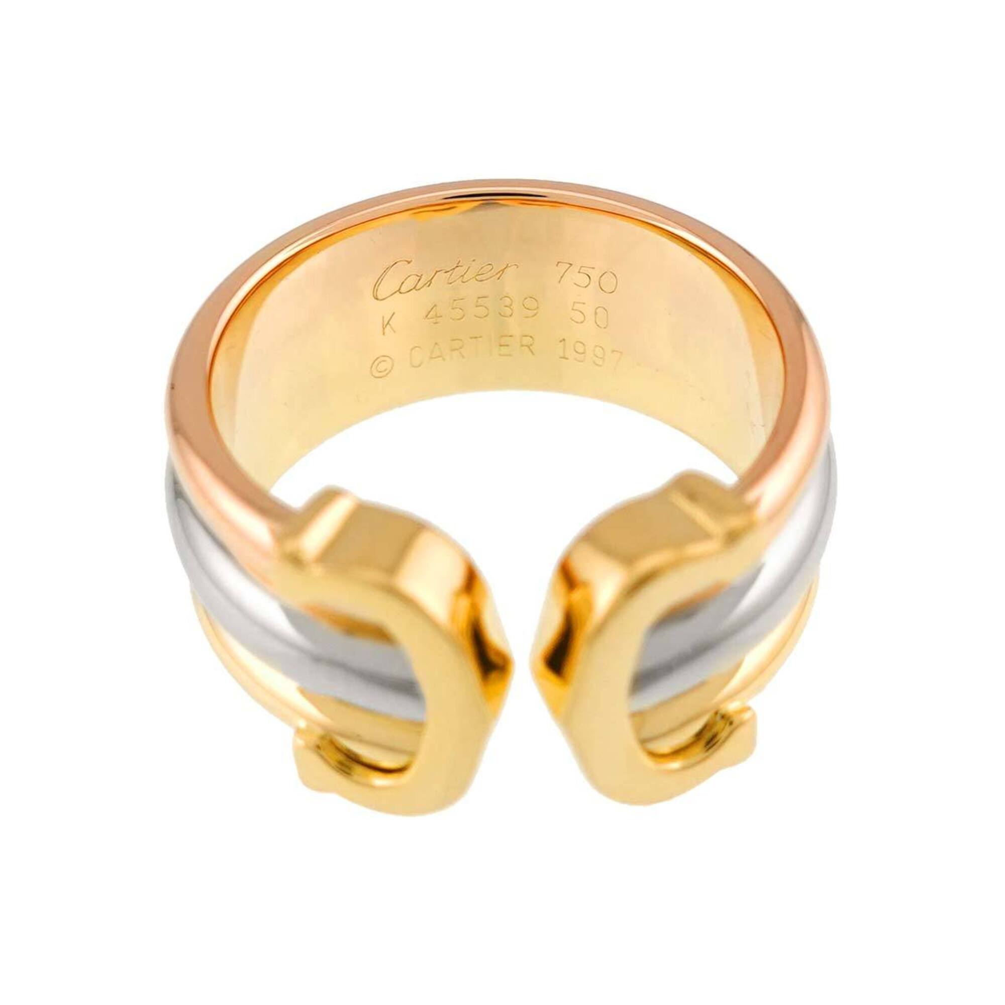 Cartier Yellow Gold (18K) Pink Gold (18K) White Gold (18K) Band Ring (Pre-Owned)