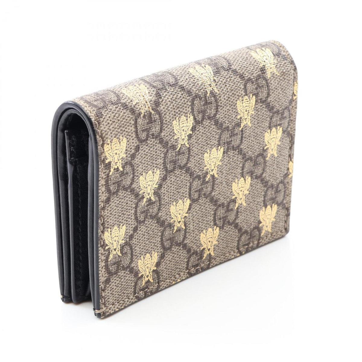 Gucci Beige Gg Supreme Leather Wallet (Bi-Fold) (Pre-Owned)