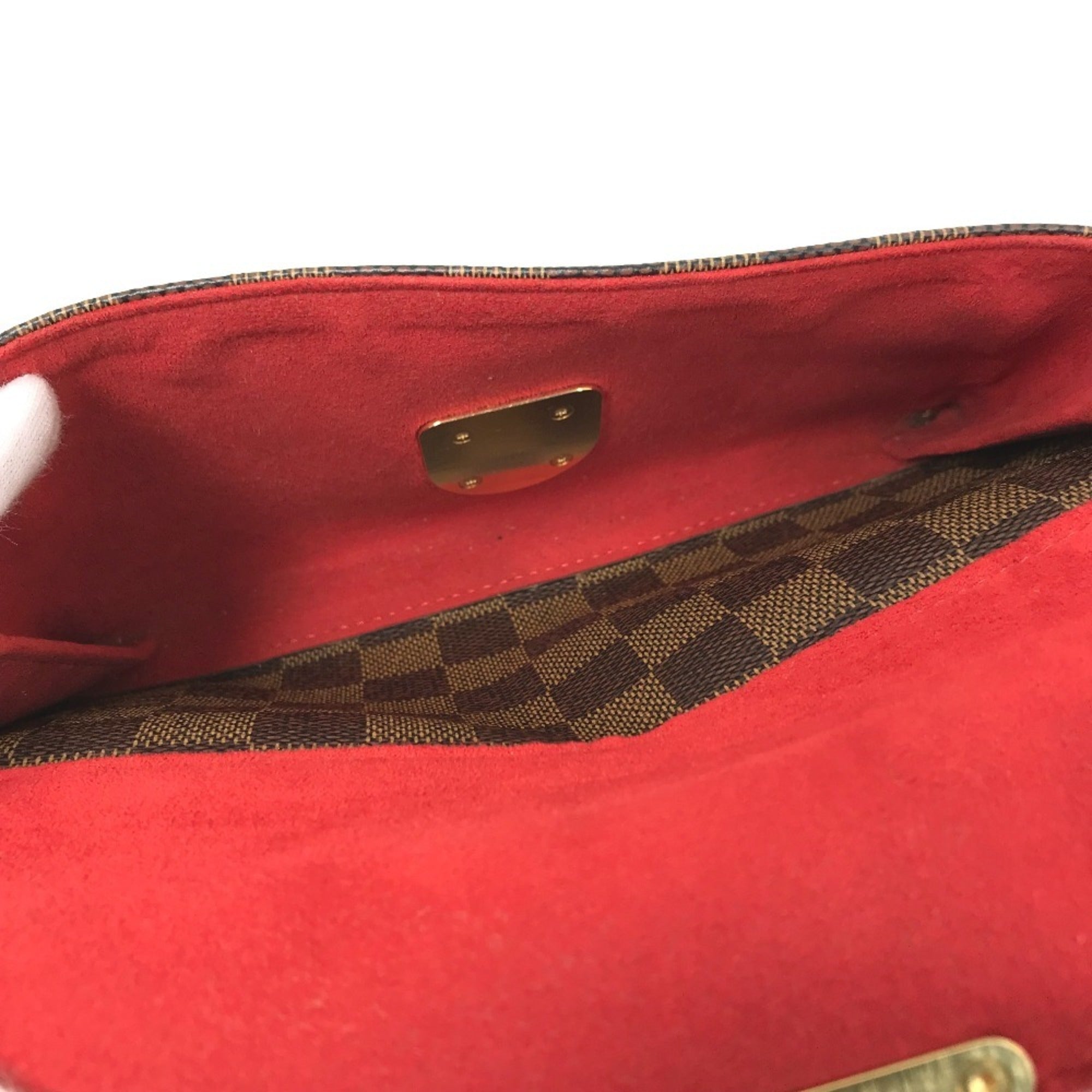 Louis Vuitton Brown Damier Canvas Ebene Damier Canvas Shoulder Bag (Pre-Owned)