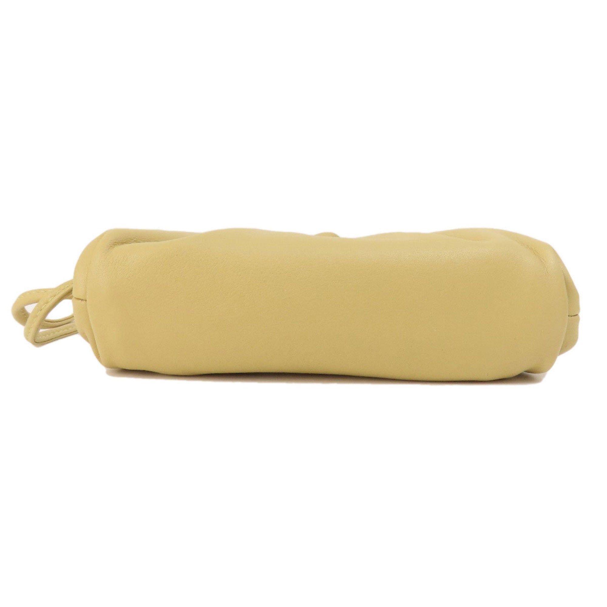 Bottega Veneta Beige Leather Pouch (Pre-Owned)
