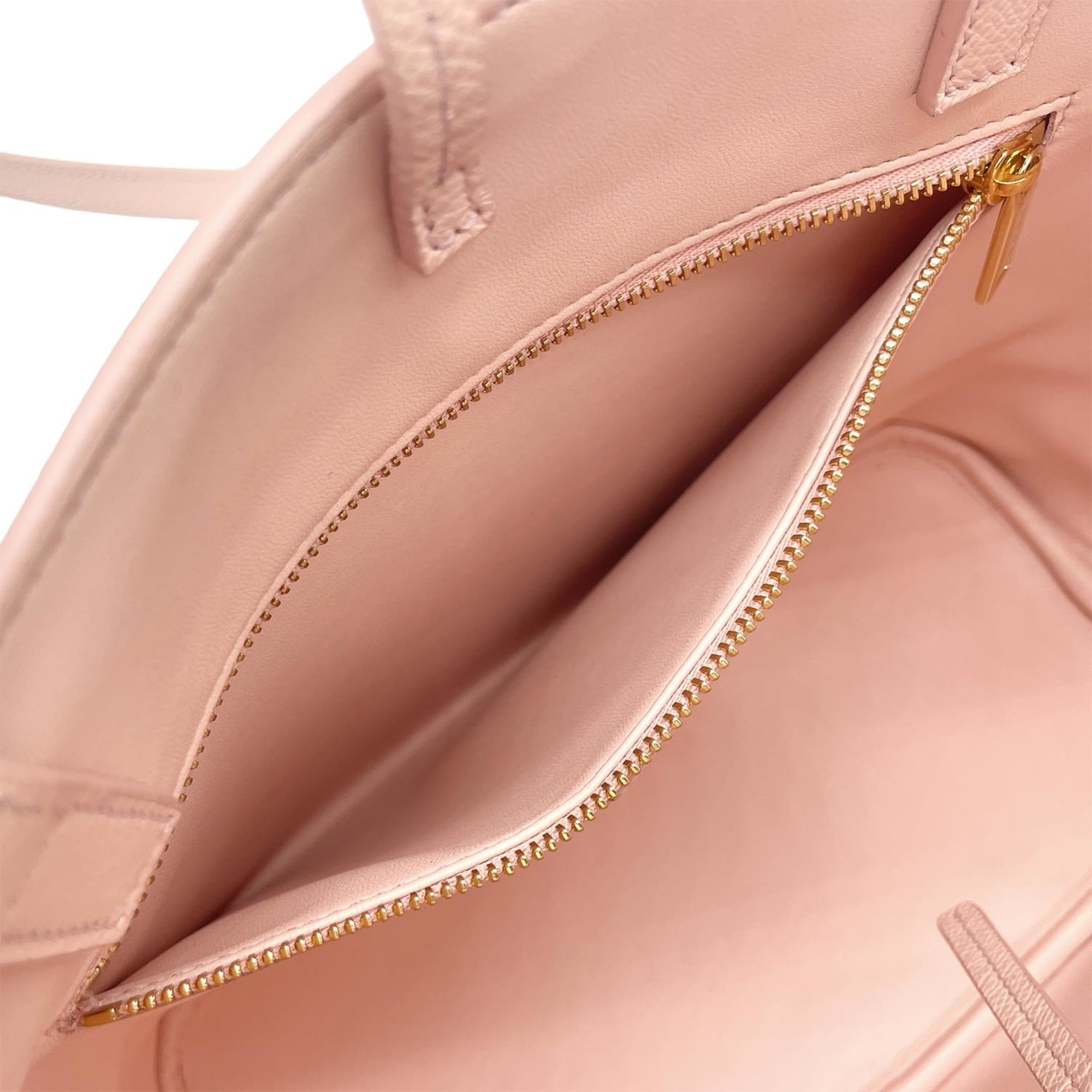 Salvatore Ferragamo Pink Leather Shoulder Bag Tote Bag (Pre-Owned)