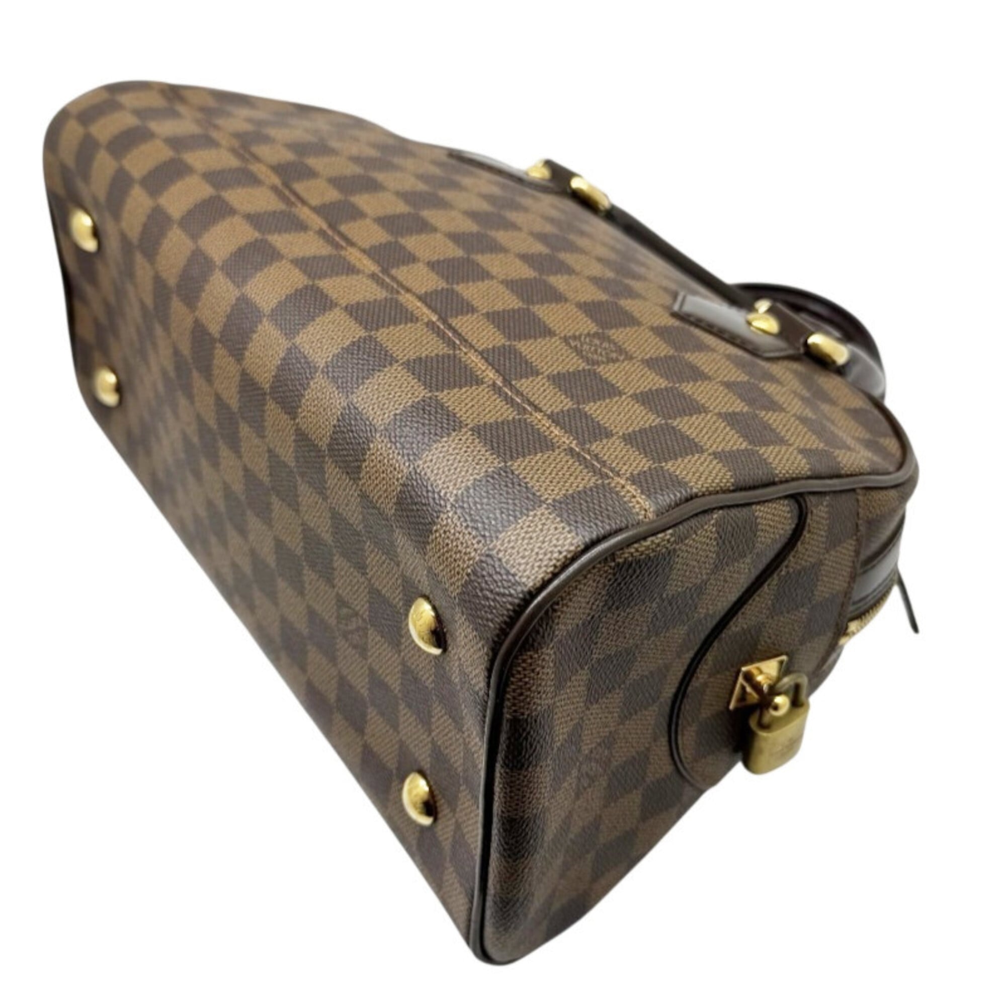 Louis Vuitton Brown Damier Canvas Boston Bag Handbag (Pre-Owned)