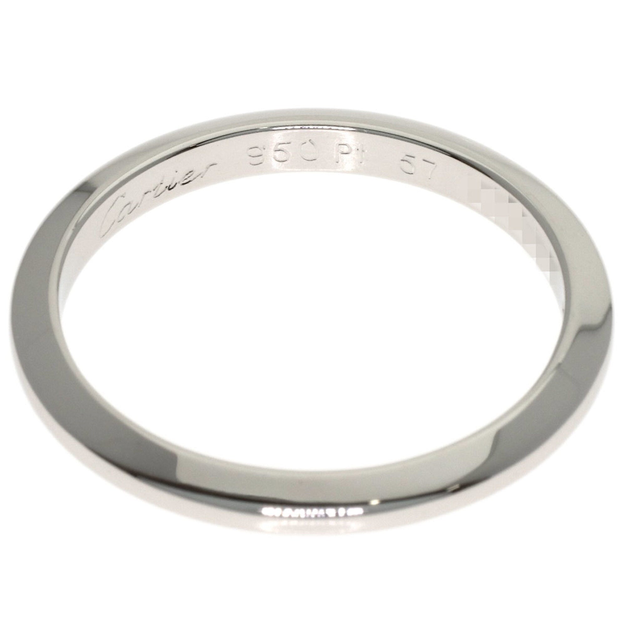 Cartier Platinum 950 Band Ring (Pre-Owned)