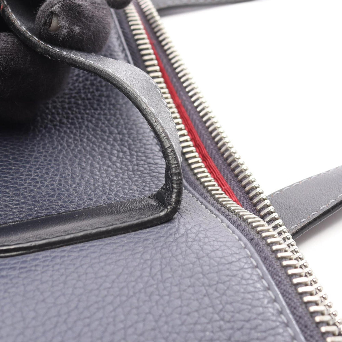 Loewe Black Navy Leather Briefcase Handbag (Pre-Owned)