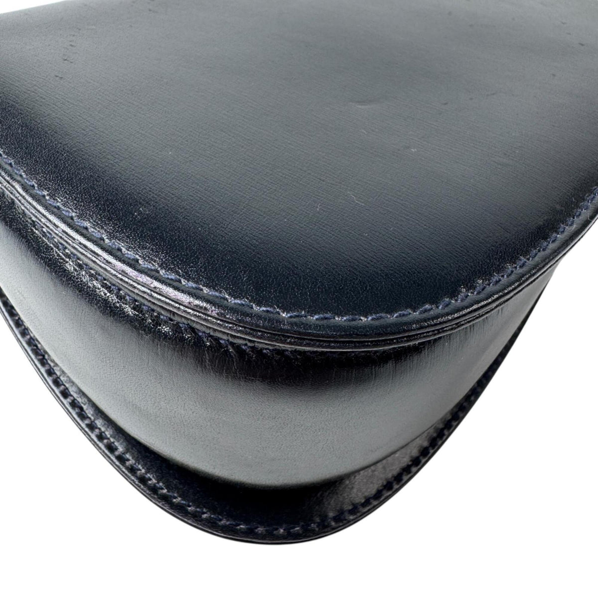 Gucci Black Leather Handbag Shoulder Bag (Pre-Owned)