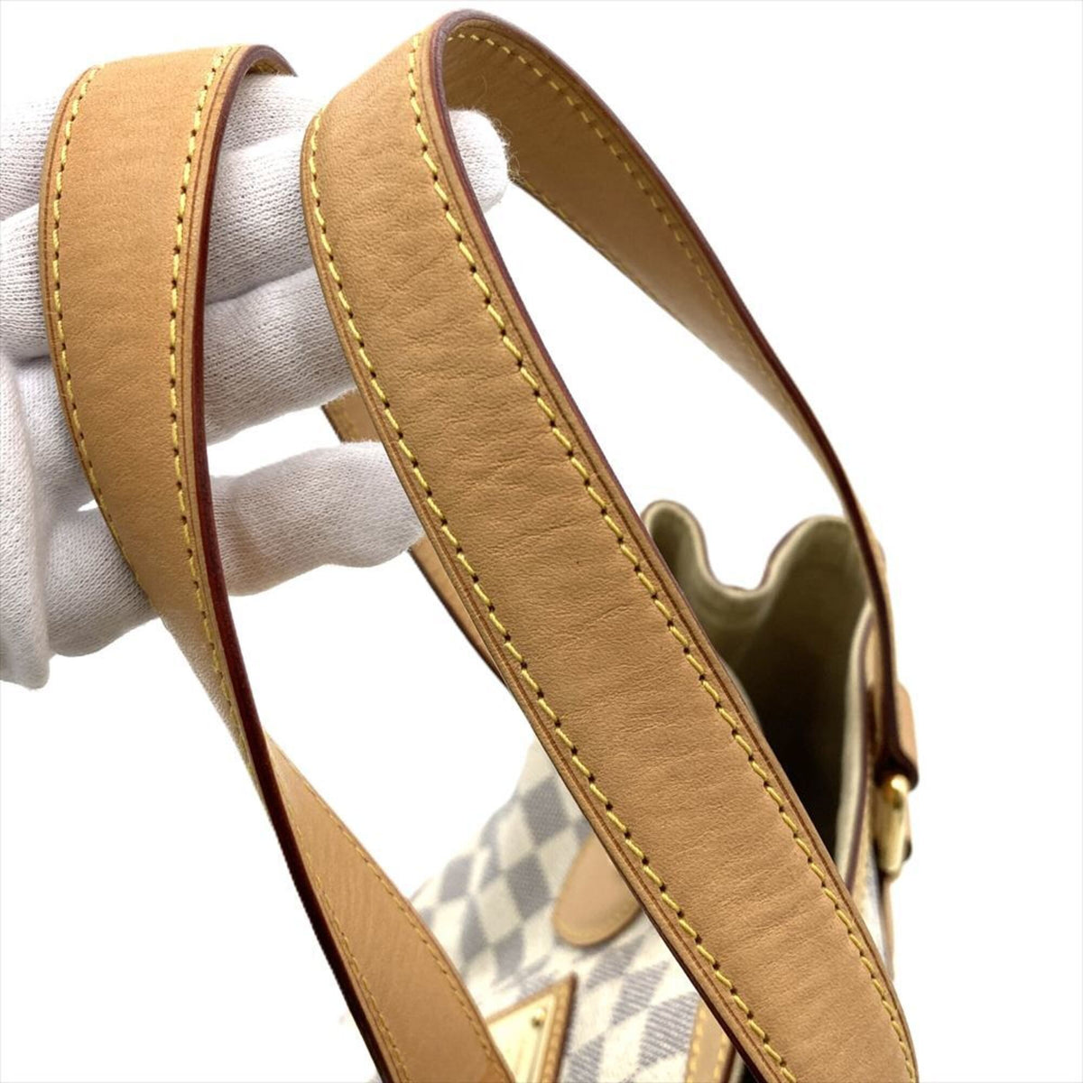 Louis Vuitton Damier Azur White Damier Azur Handbag Tote Bag (Pre-Owned)