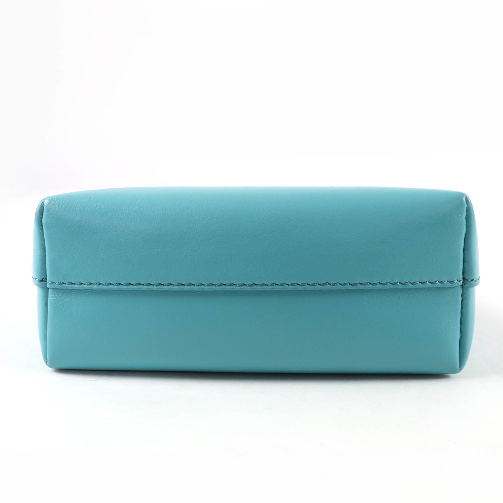 Chloé Blue Leather Shoulder Bag (Pre-Owned)