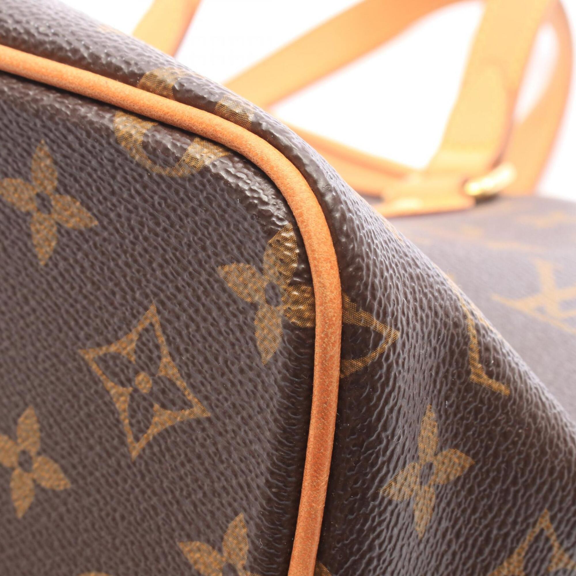 Louis Vuitton Brown Coated Canvas Pvc Leather Handbag (Pre-Owned)