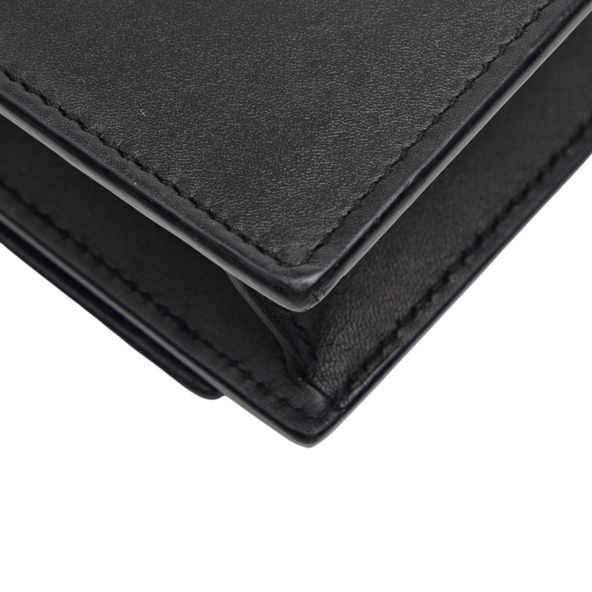 Saint Laurent Black Leather Shoulder Bag (Pre-Owned)