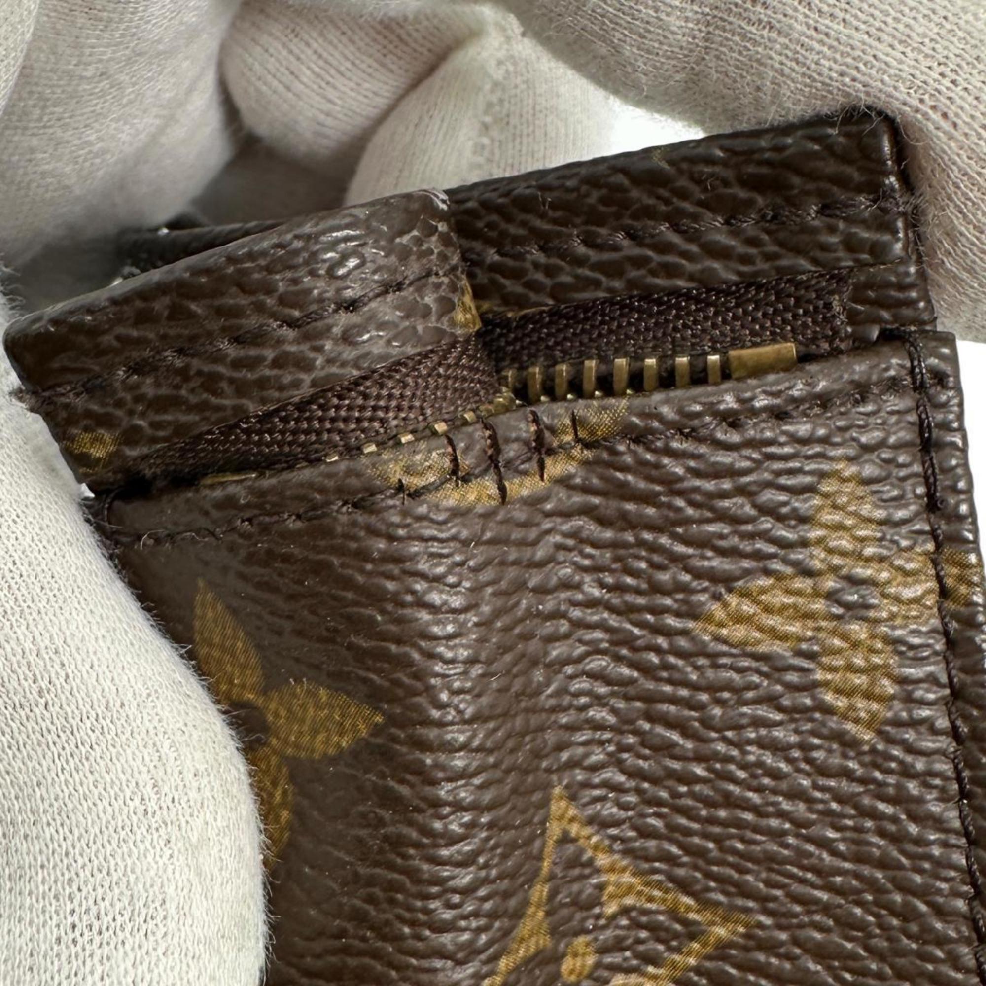 Louis Vuitton Brown Monogram Canvas Pochette Pouch Wash Bag (Pre-Owned)
