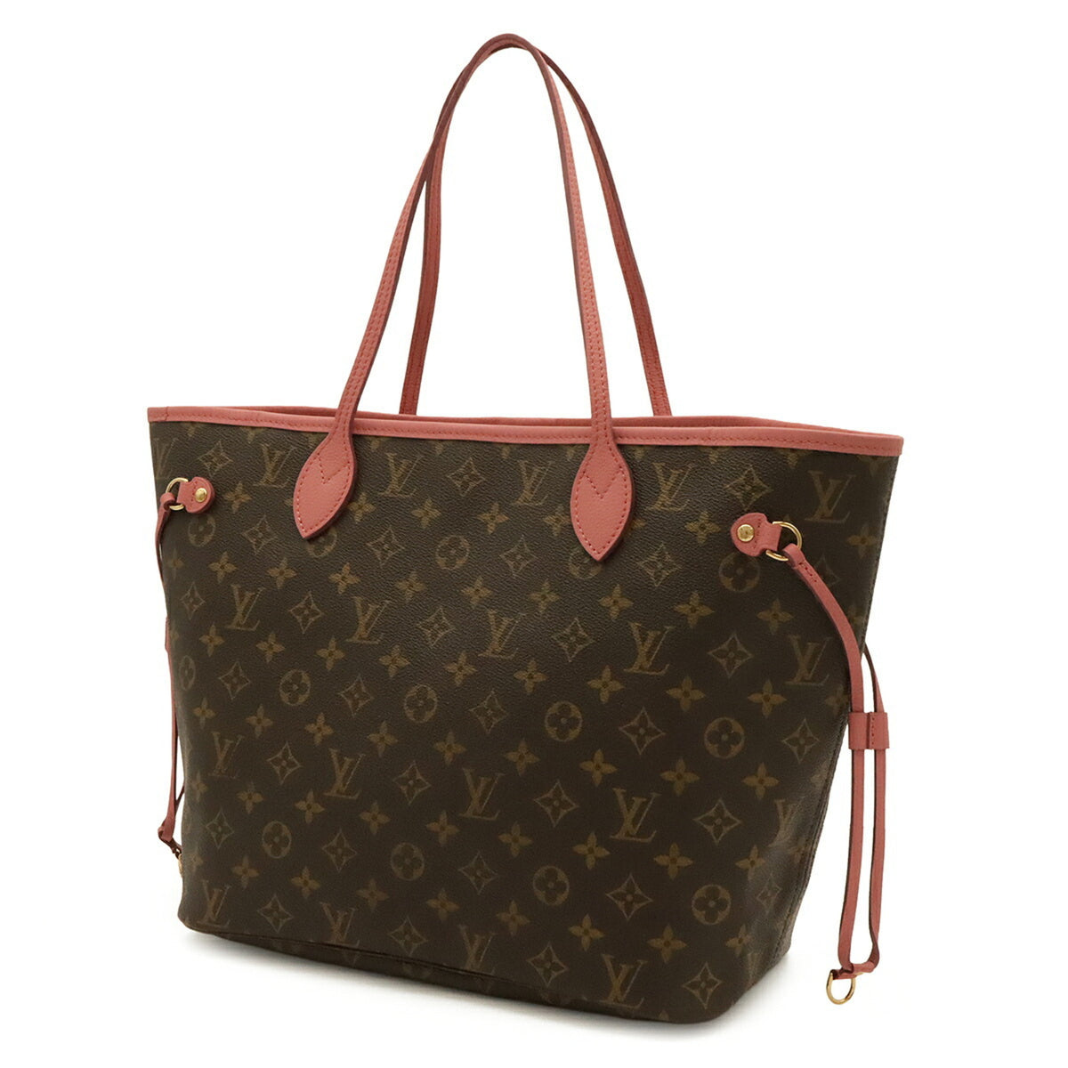 Louis Vuitton Rose Velours Monogram Canvas Pvc Coated Canvas Shoulder Bag Tote Bag (Pre-Owned)