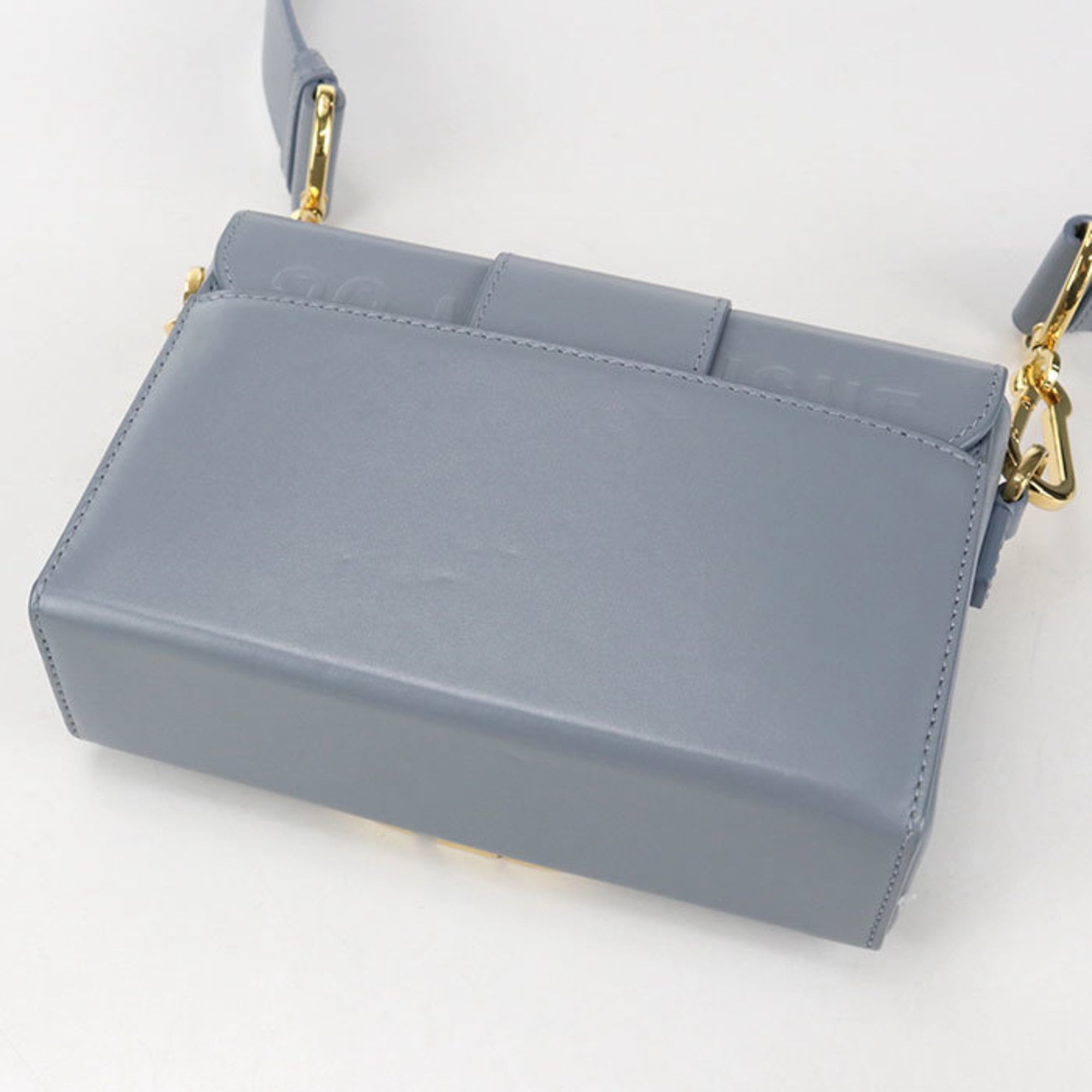 Christian Dior Blue Leather Shoulder Bag (Pre-Owned)