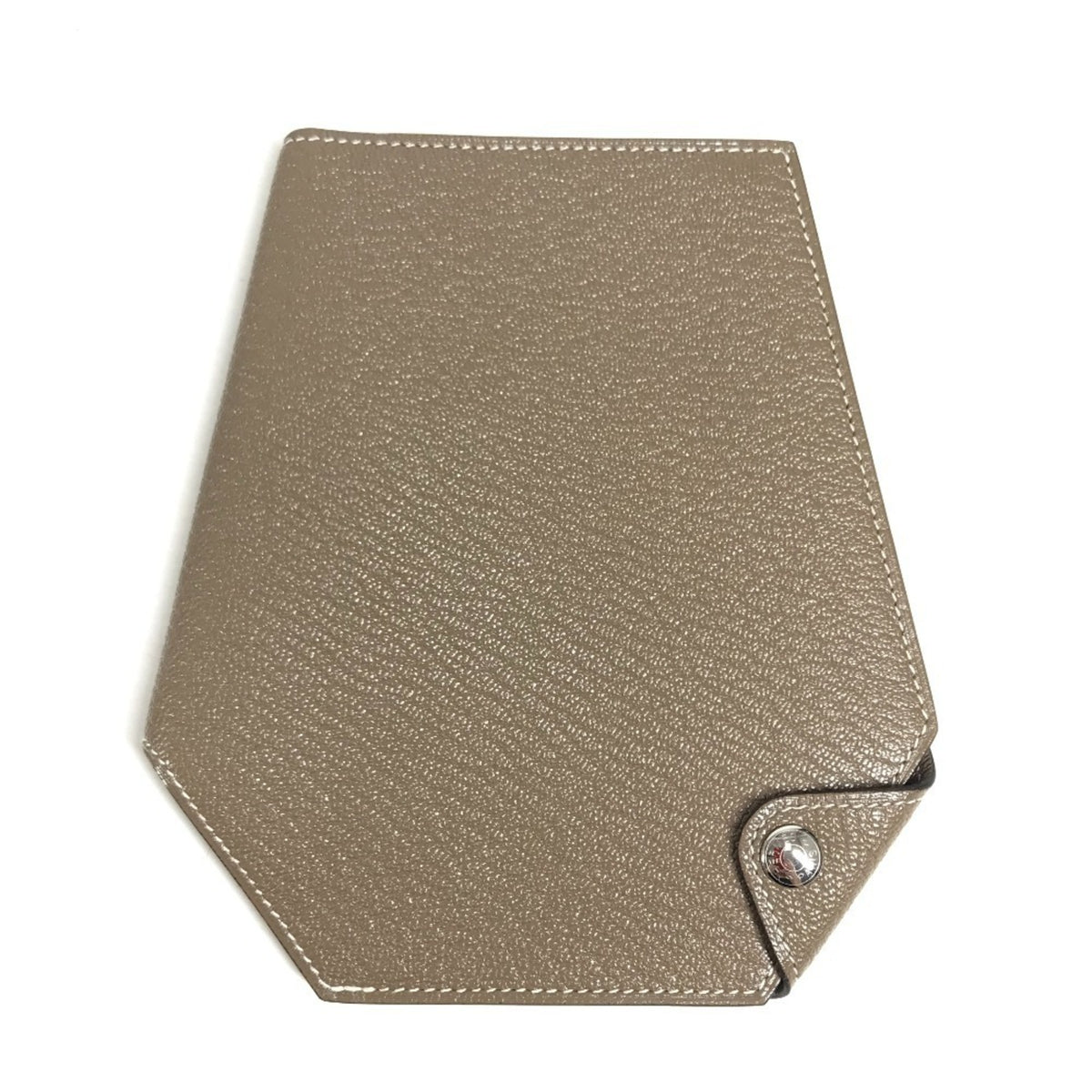Hermes Etoupe Gray Gray Chevre Leather (Pre-Owned)