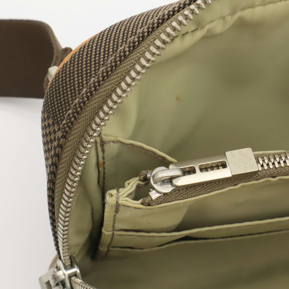 Louis Vuitton Earth Khaki Damier Geant Sling Bag (Pre-Owned)