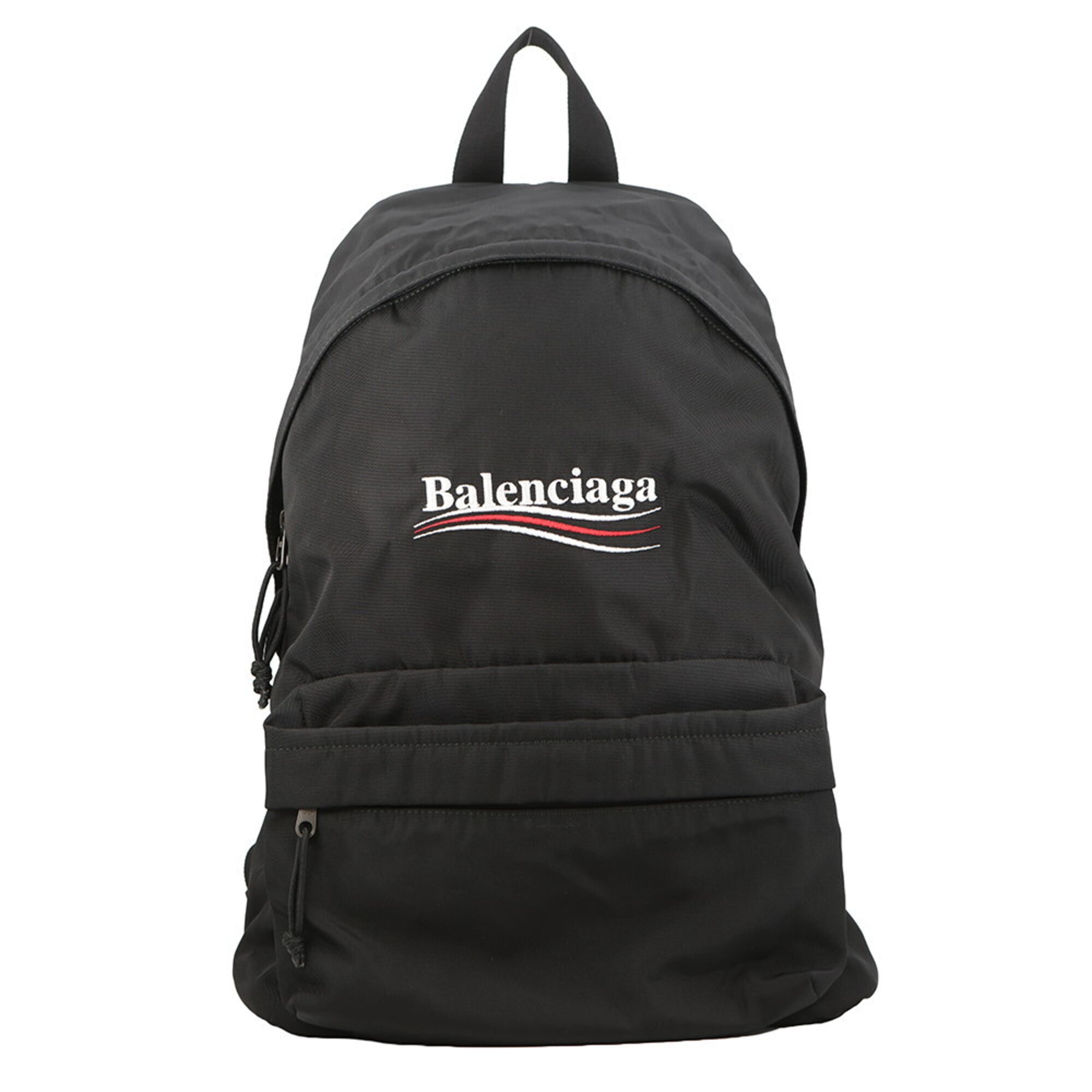 Balenciaga Black Nylon Backpack Handbag (Pre-Owned)