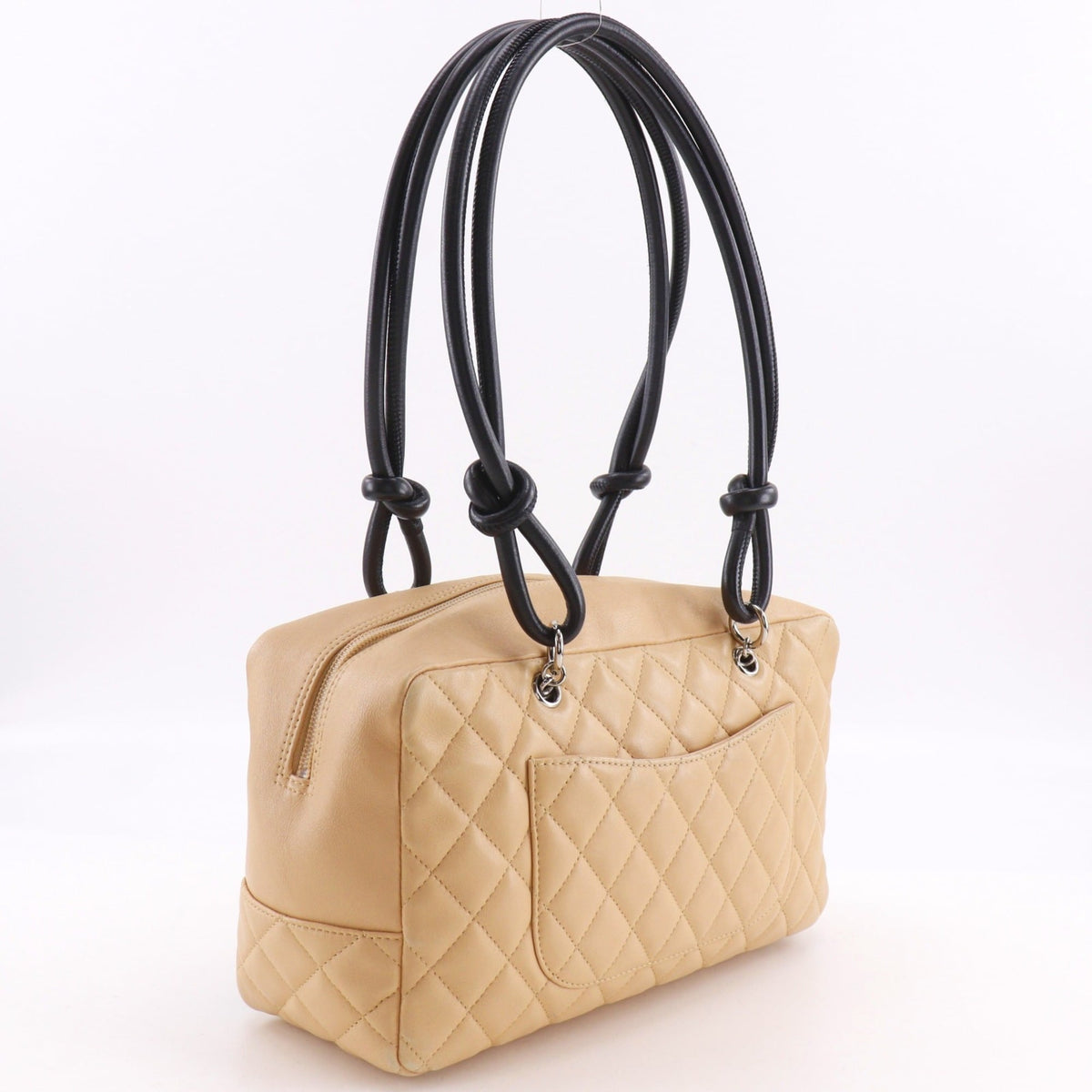 Chanel Beige Cambon Ligne Shoulder Bag (Pre-Owned)