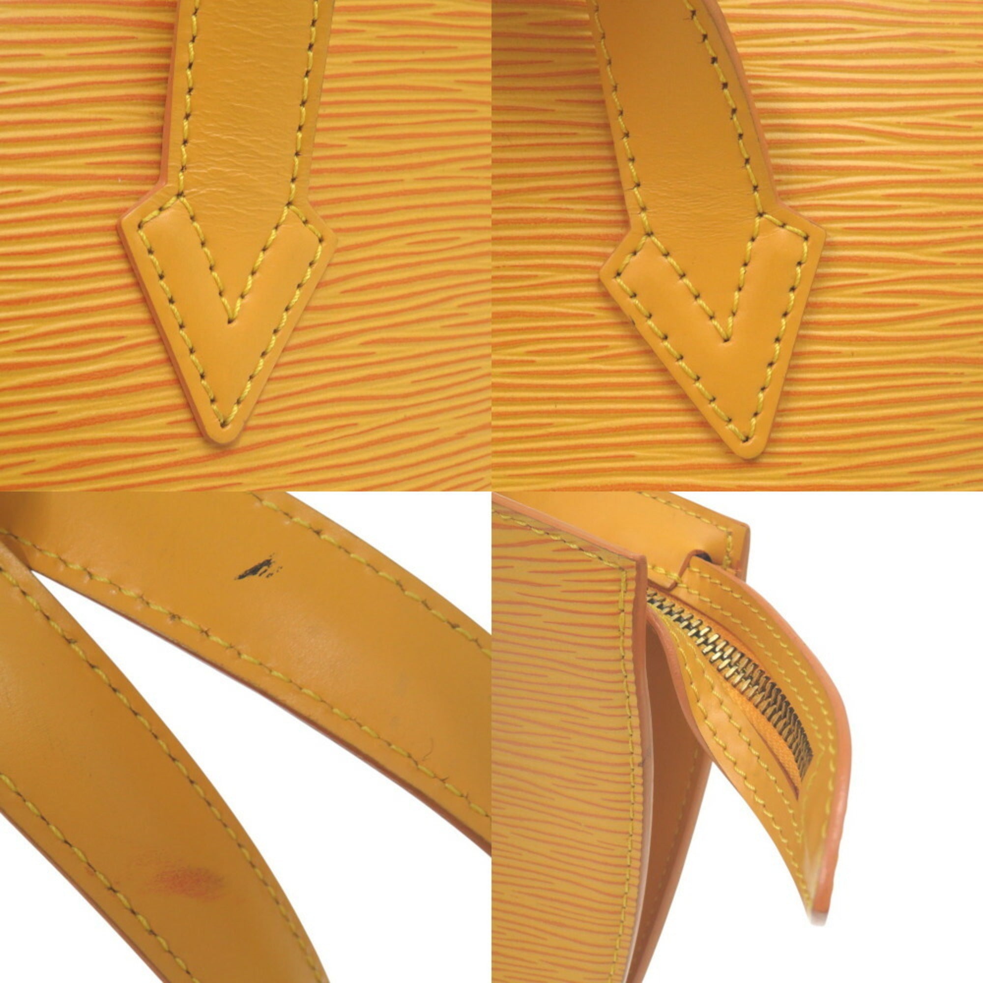 Louis Vuitton Yellow Epi Leather Shoulder Bag (Pre-Owned)